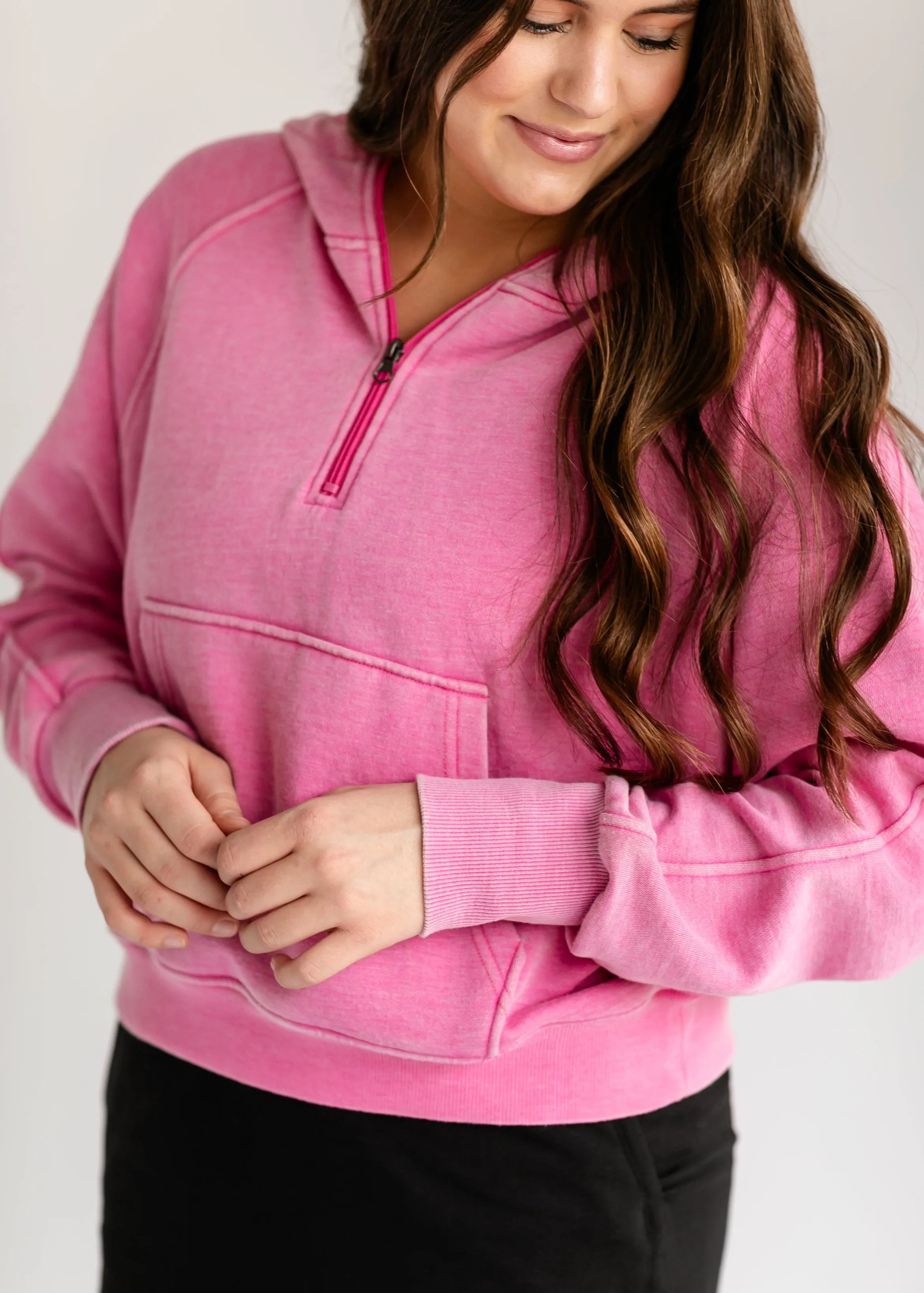 Kendall Quarter Zip Pullover - FINAL SALE