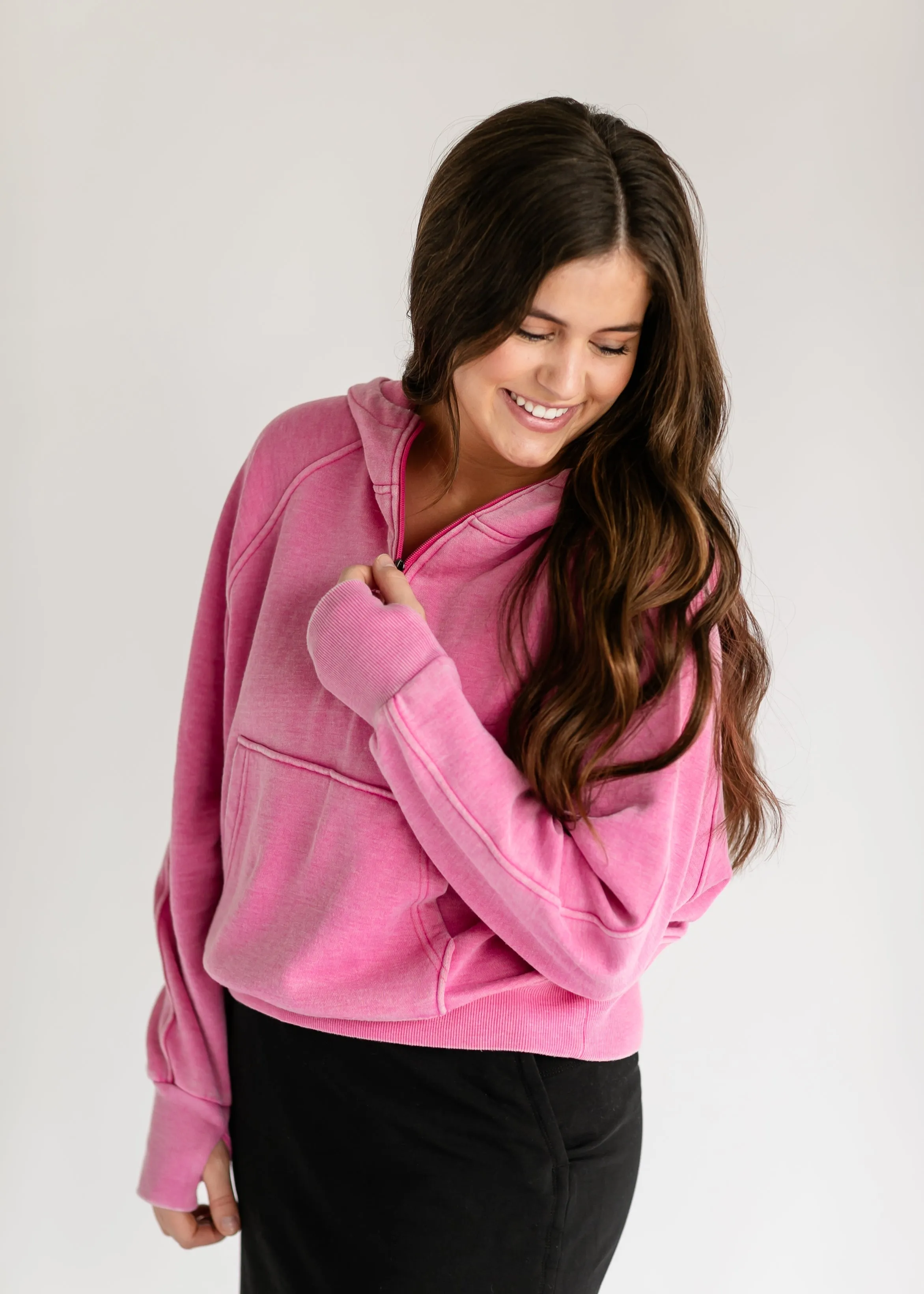 Kendall Quarter Zip Pullover - FINAL SALE