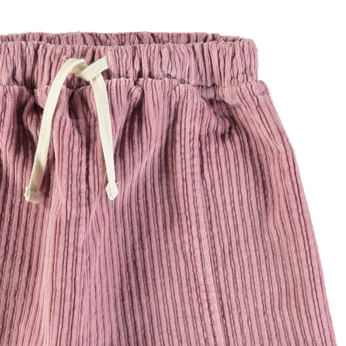 Kids Organic Pink Cotton Corduroy Pants