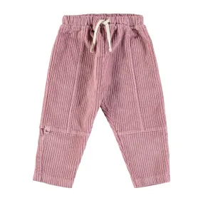 Kids Organic Pink Cotton Corduroy Pants