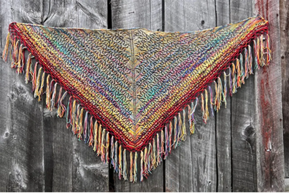 Koigu Patterns - Charlotte's Web Shawl - PDF Download