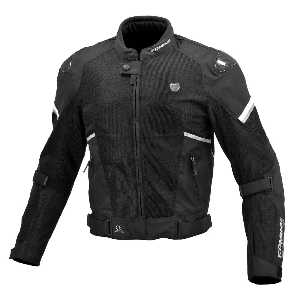 KOMINE JK-1573 PROTECT CARBON MOTORCYCLE MESH JACKET