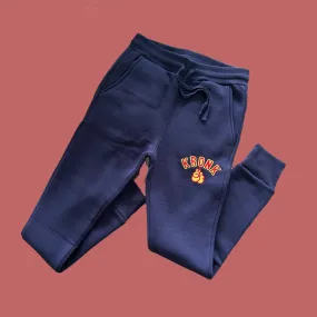 KRONK Gloves Applique Joggers Athletic Fit Navy