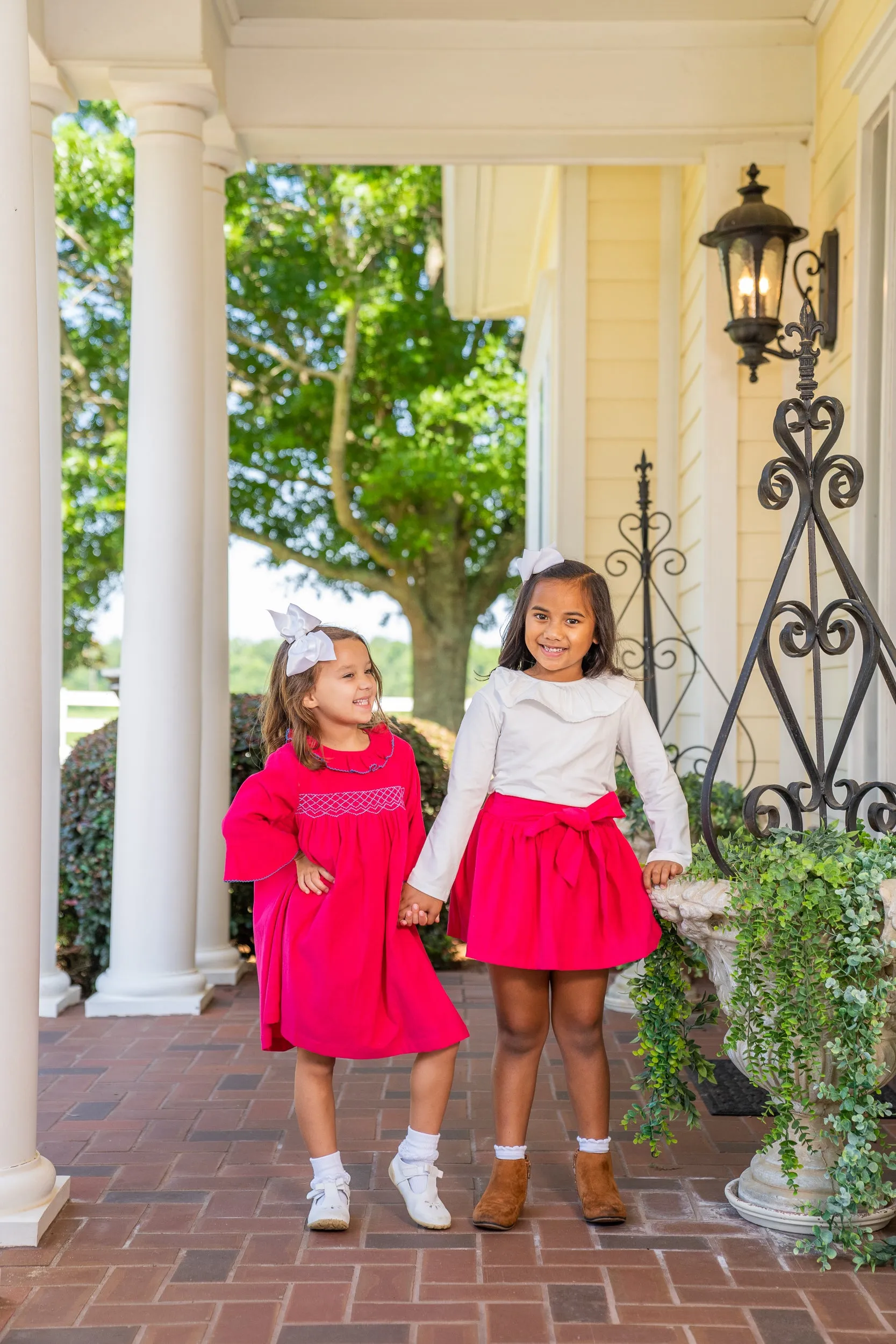 Lacey Hot Pink Cord Skirt