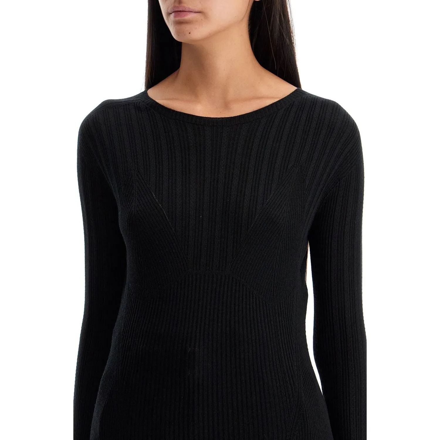 Lanvin ribbed crewneck sweater