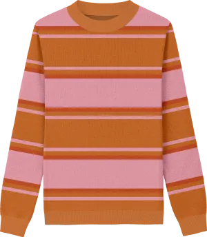 Lesbian Striped Classic Fit Knit Crewneck