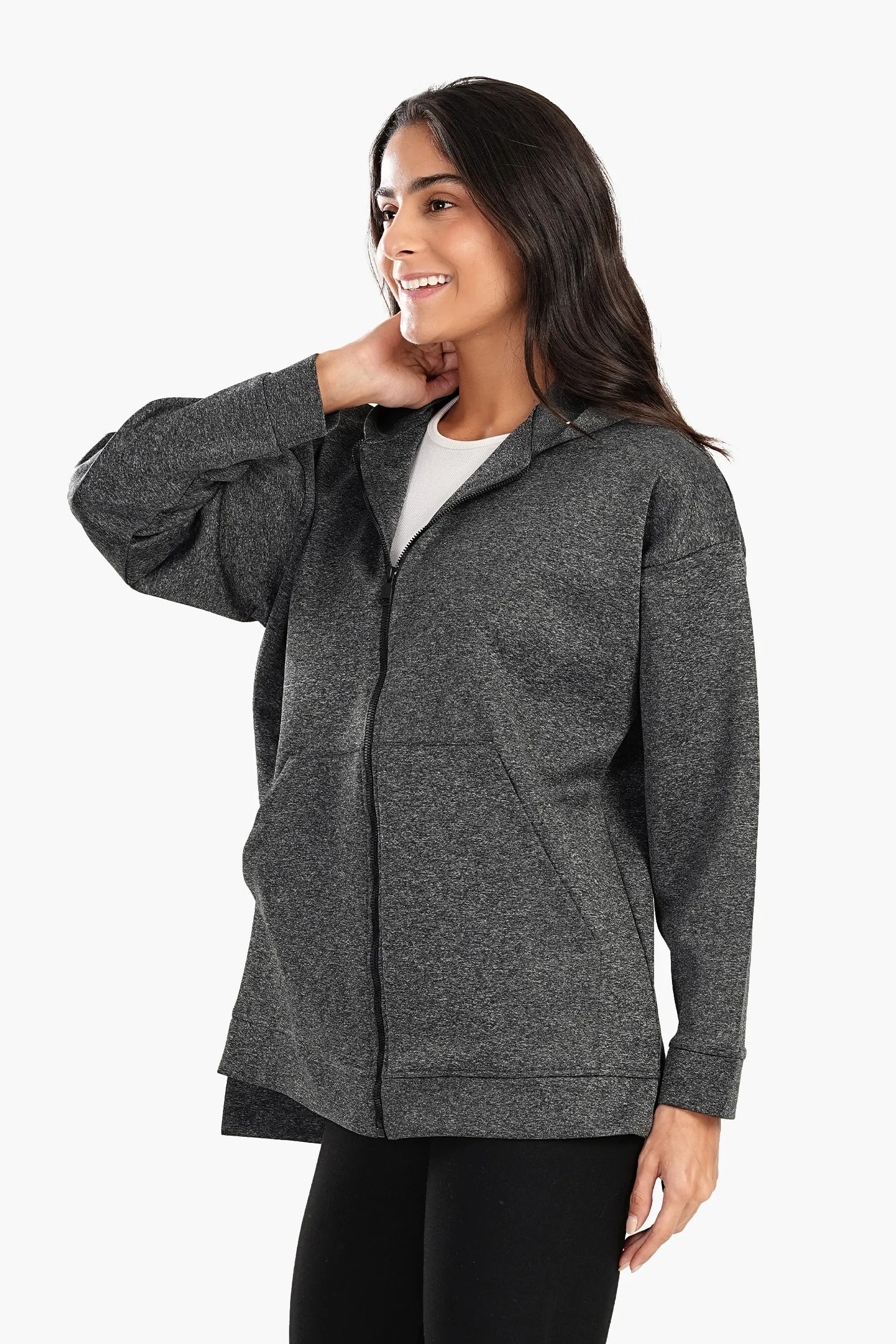 Lounge Jacket with Hoodie