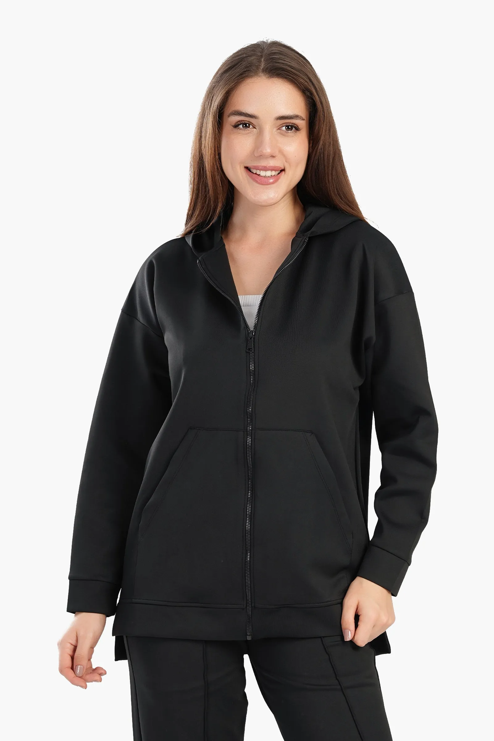 Lounge Jacket with Hoodie