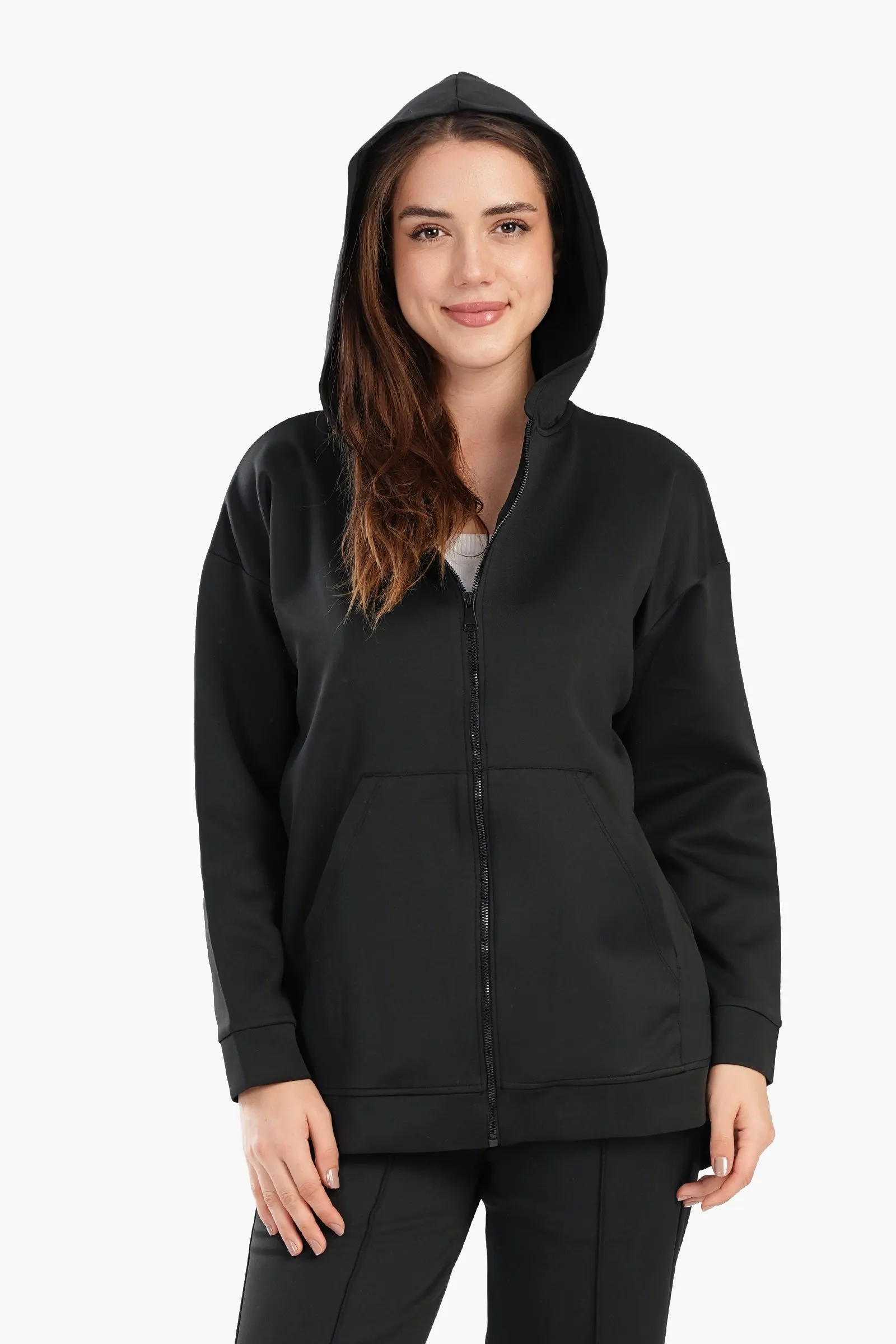 Lounge Jacket with Hoodie