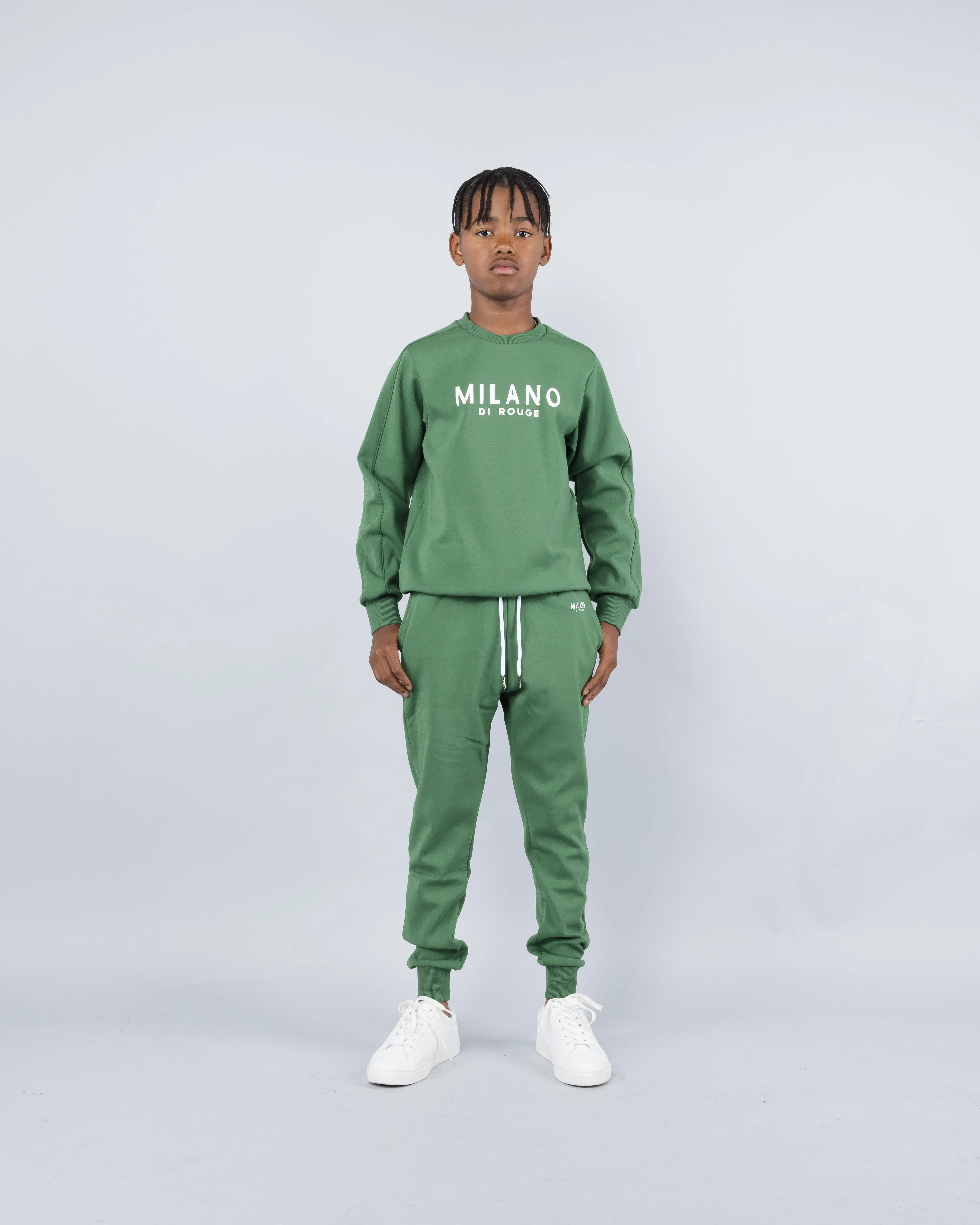 Lux Kids Crewneck Signature Sweatsuit