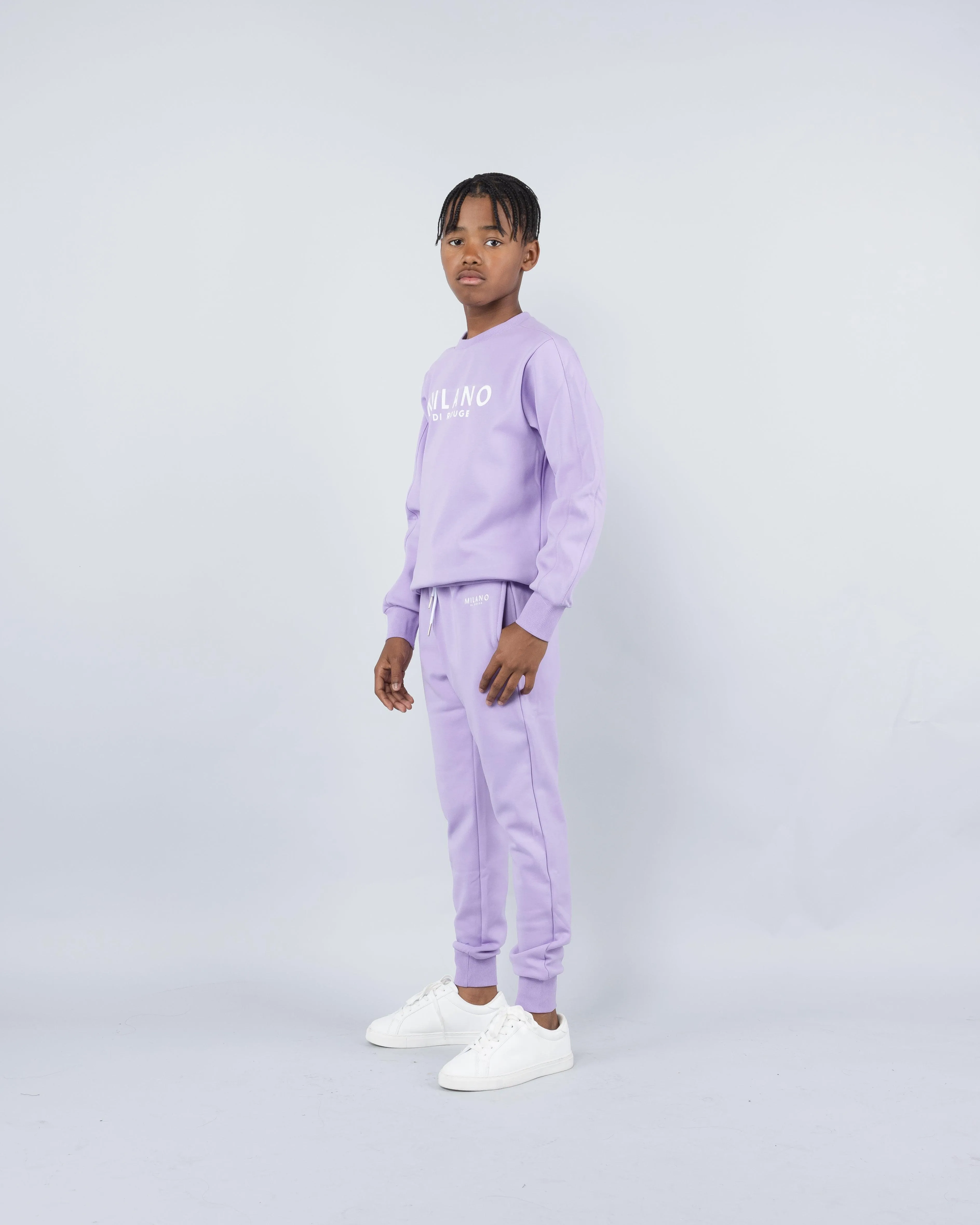 Lux Kids Crewneck Signature Sweatsuit