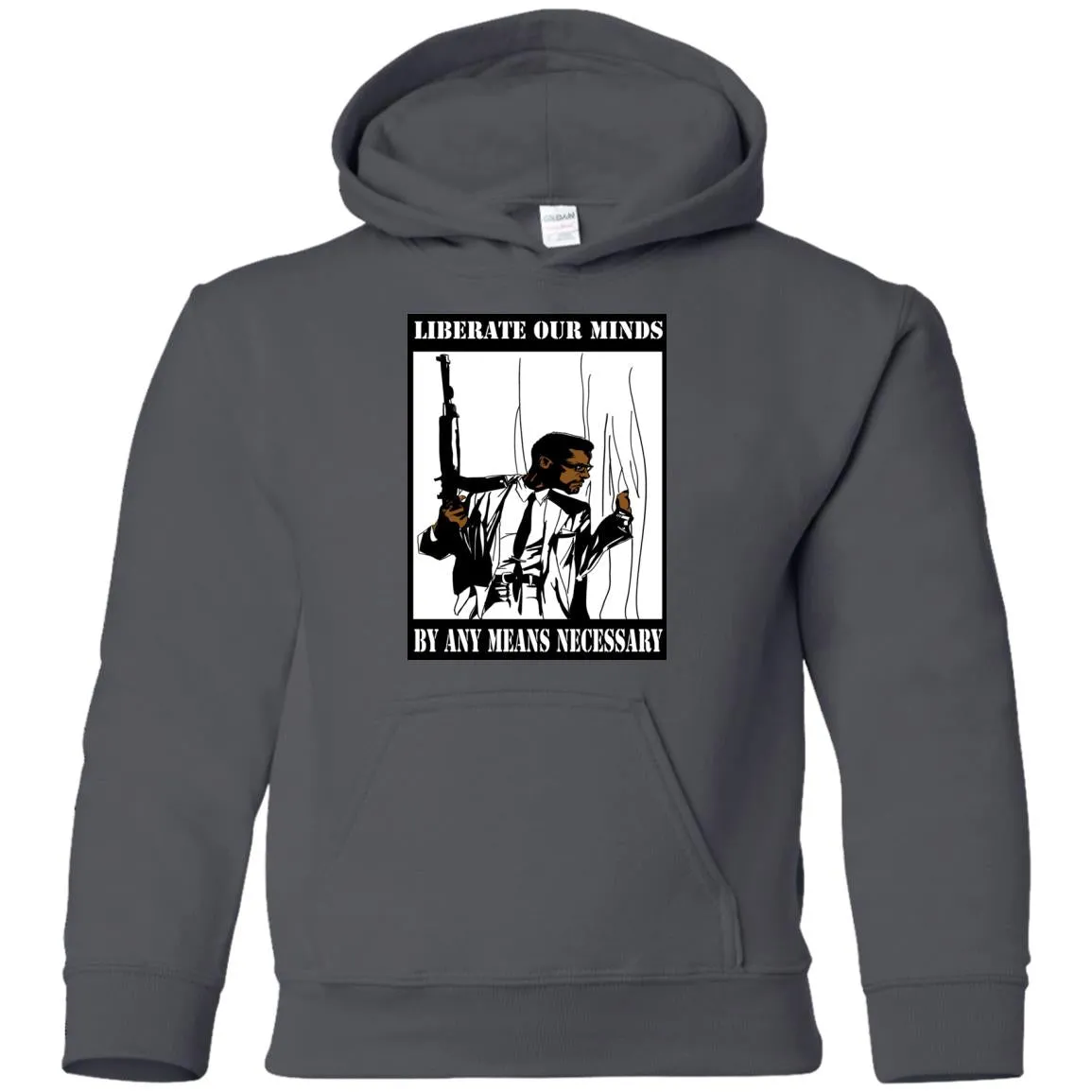 Malcom X Youth Pullover Hoodie