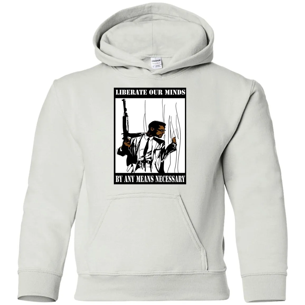 Malcom X Youth Pullover Hoodie