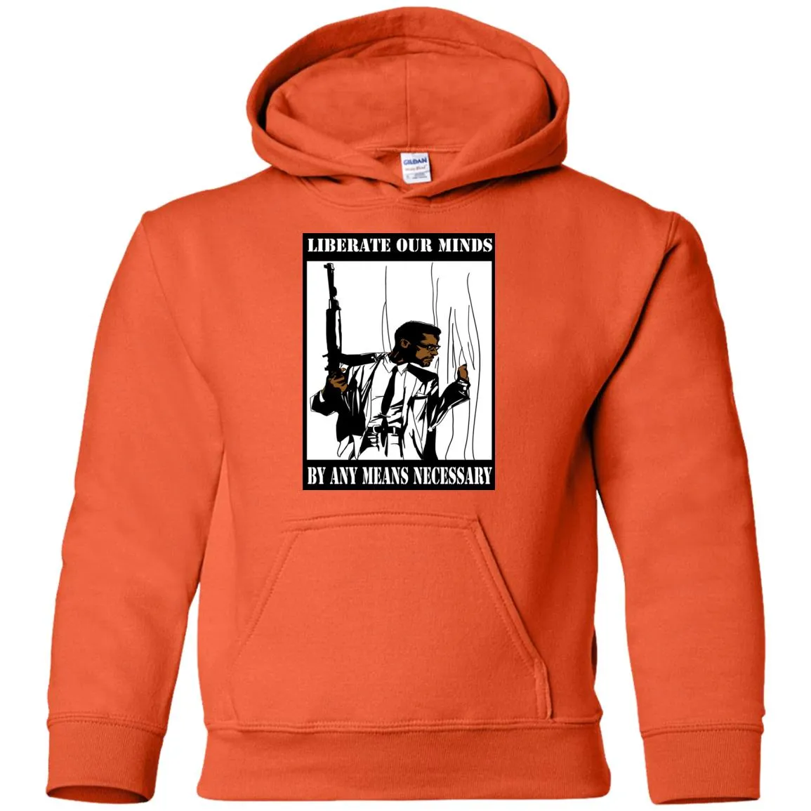 Malcom X Youth Pullover Hoodie