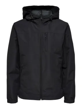 Malik Hood Jacket - Black