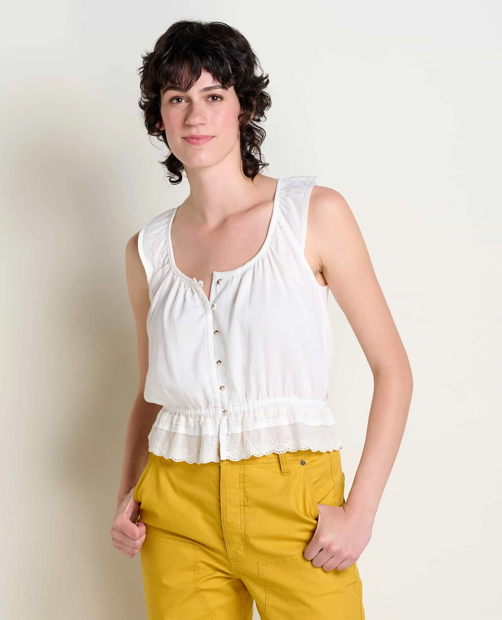 Manzana Ruffle Tank