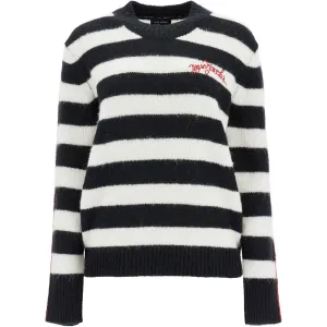 Marc Jacobs pullover the striped brushed logo sweater