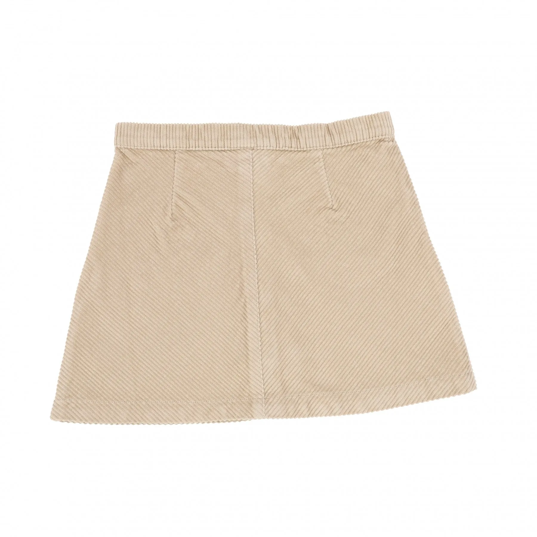 MARMAR NATURAL CORDUROY BUTTON DOWN SKIRT