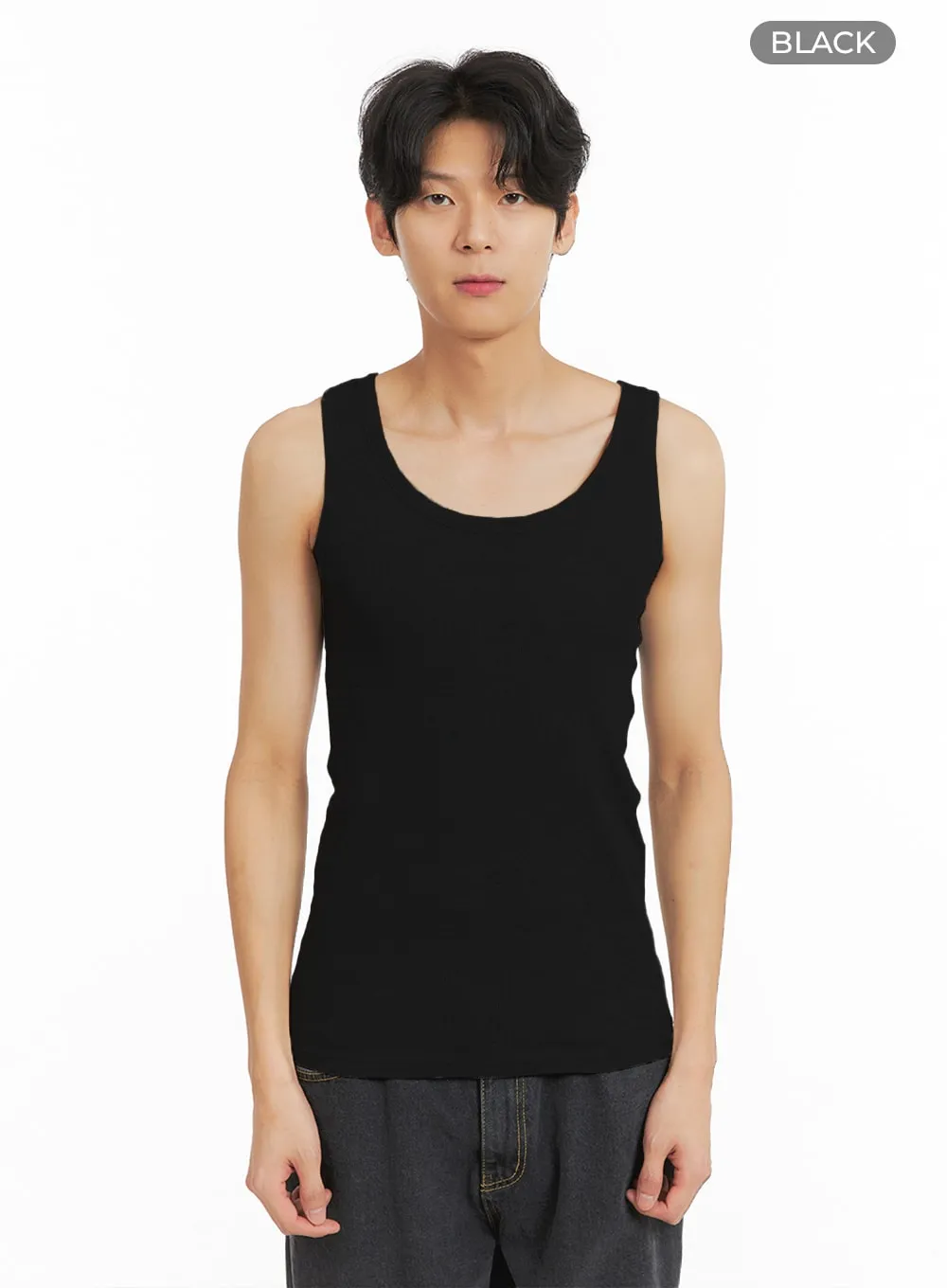 Men's Basic Slim Fit Tank Top IA401