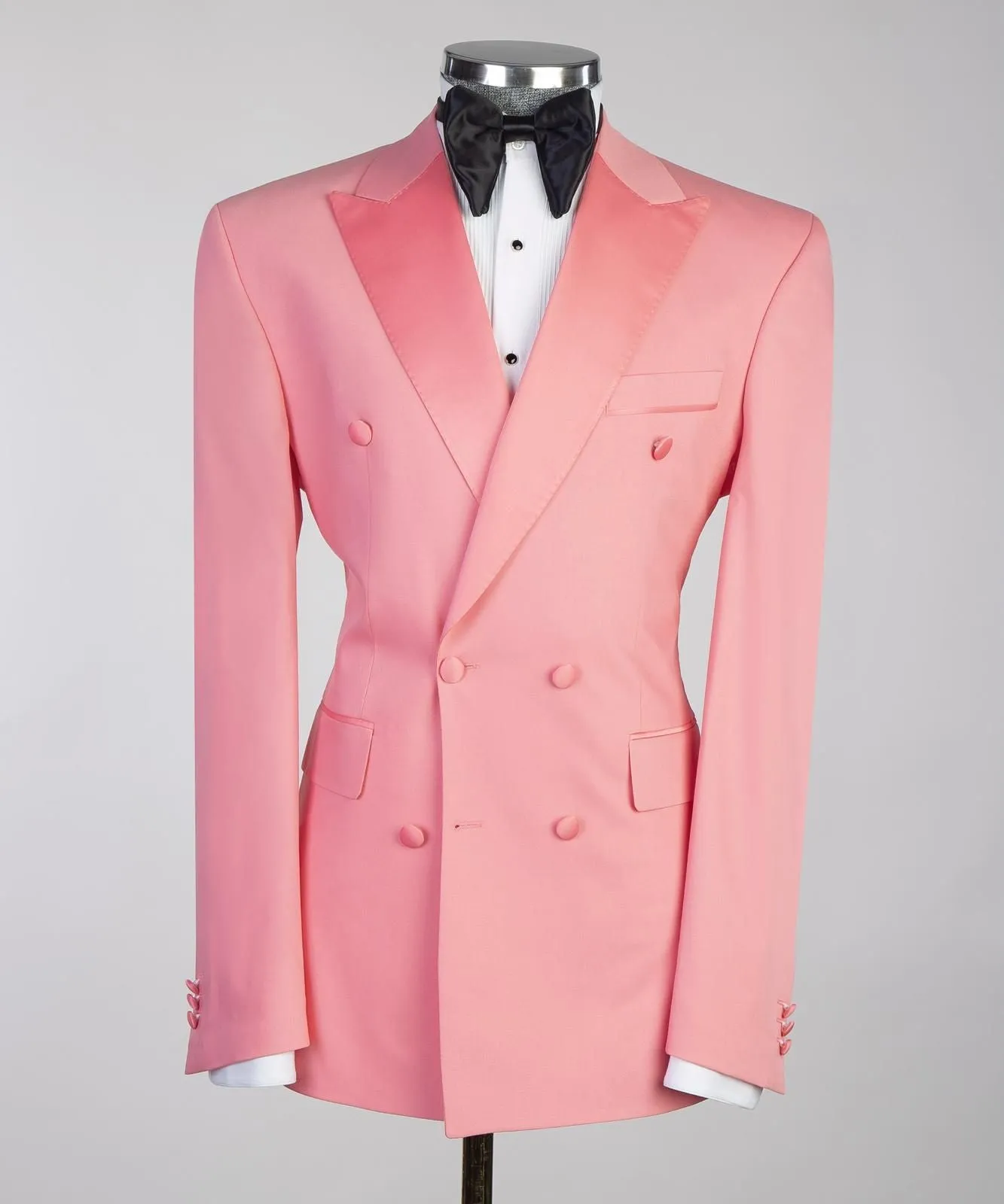 Mens Pink Tuxedo Jacket