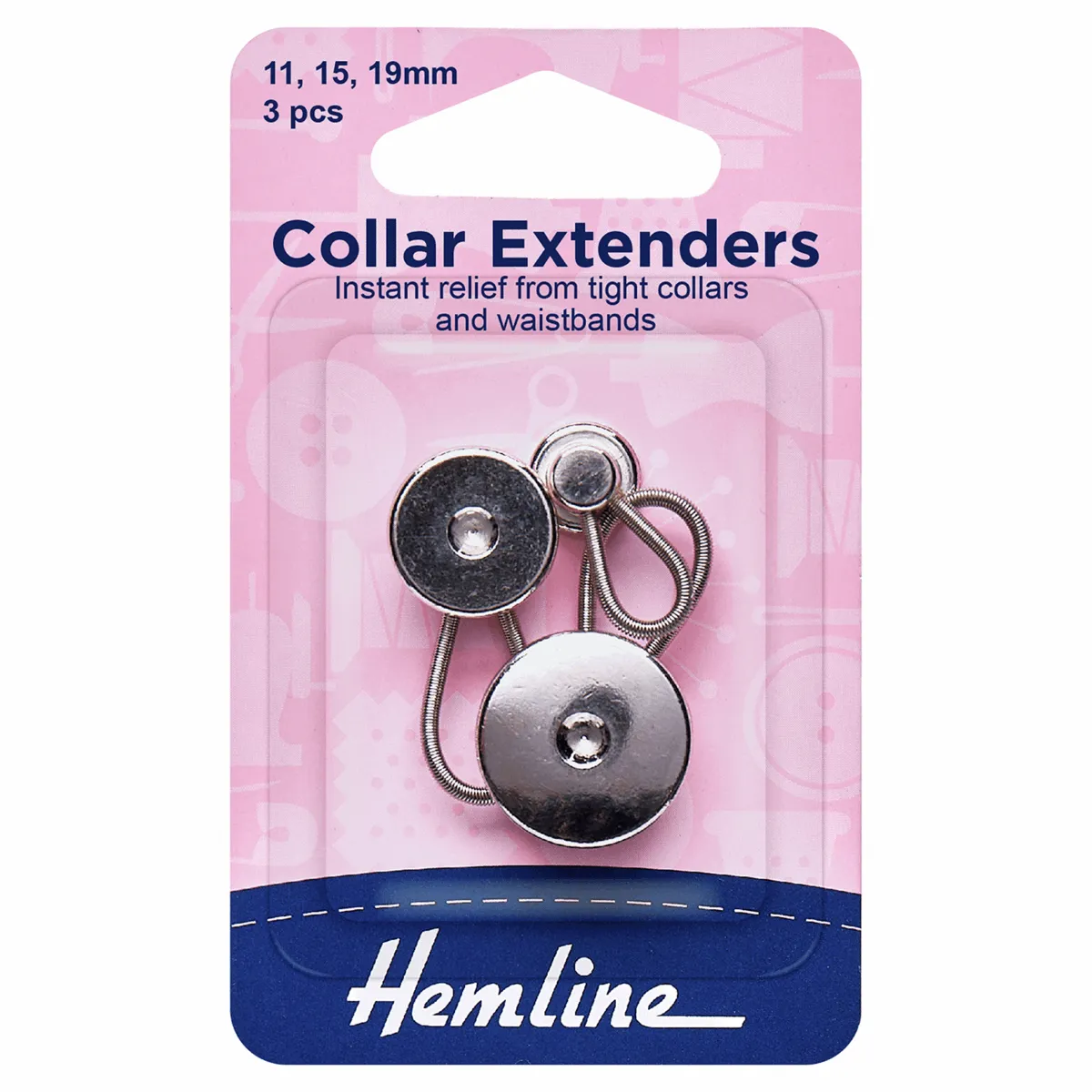 Metal Collar Expanders - 3 Pcs