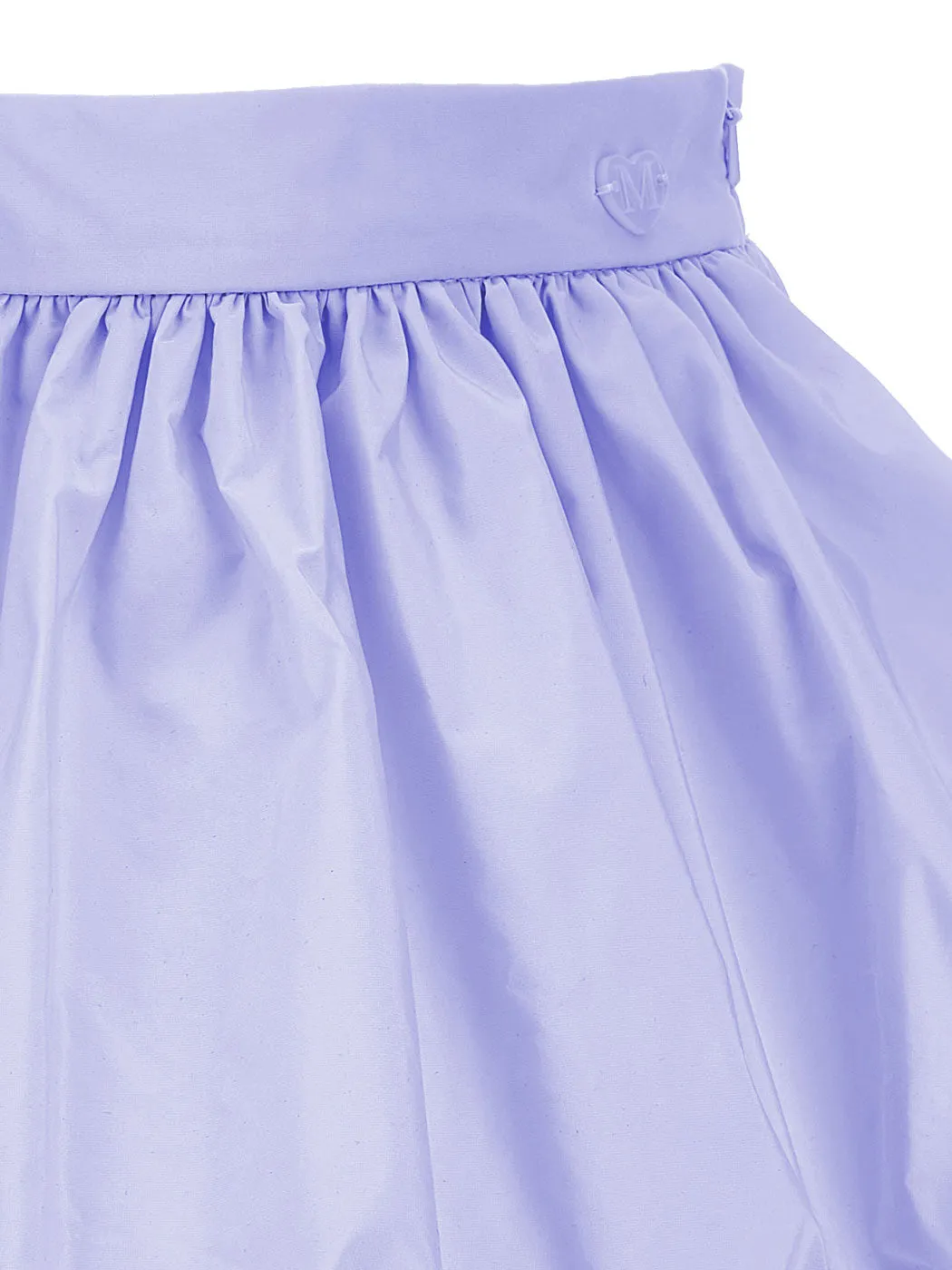 Monnalisa Puffball taffeta skirt-Lilac