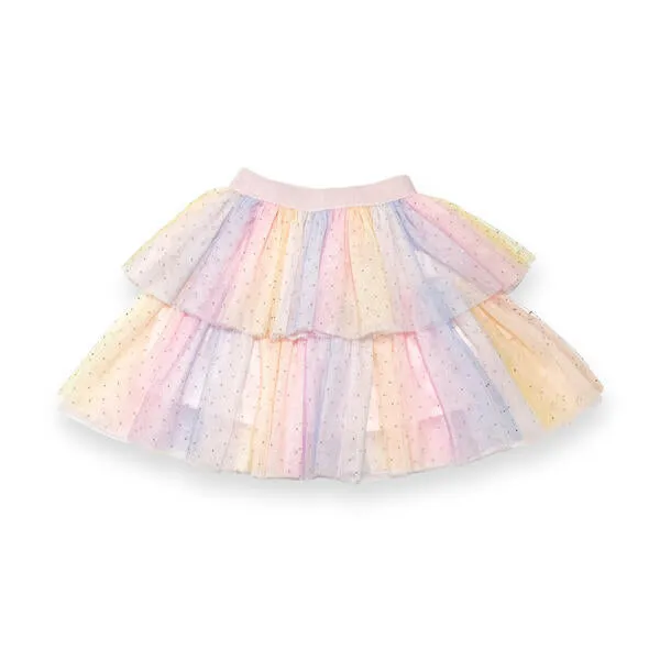 Multi-Color Layer Tulle Skirt