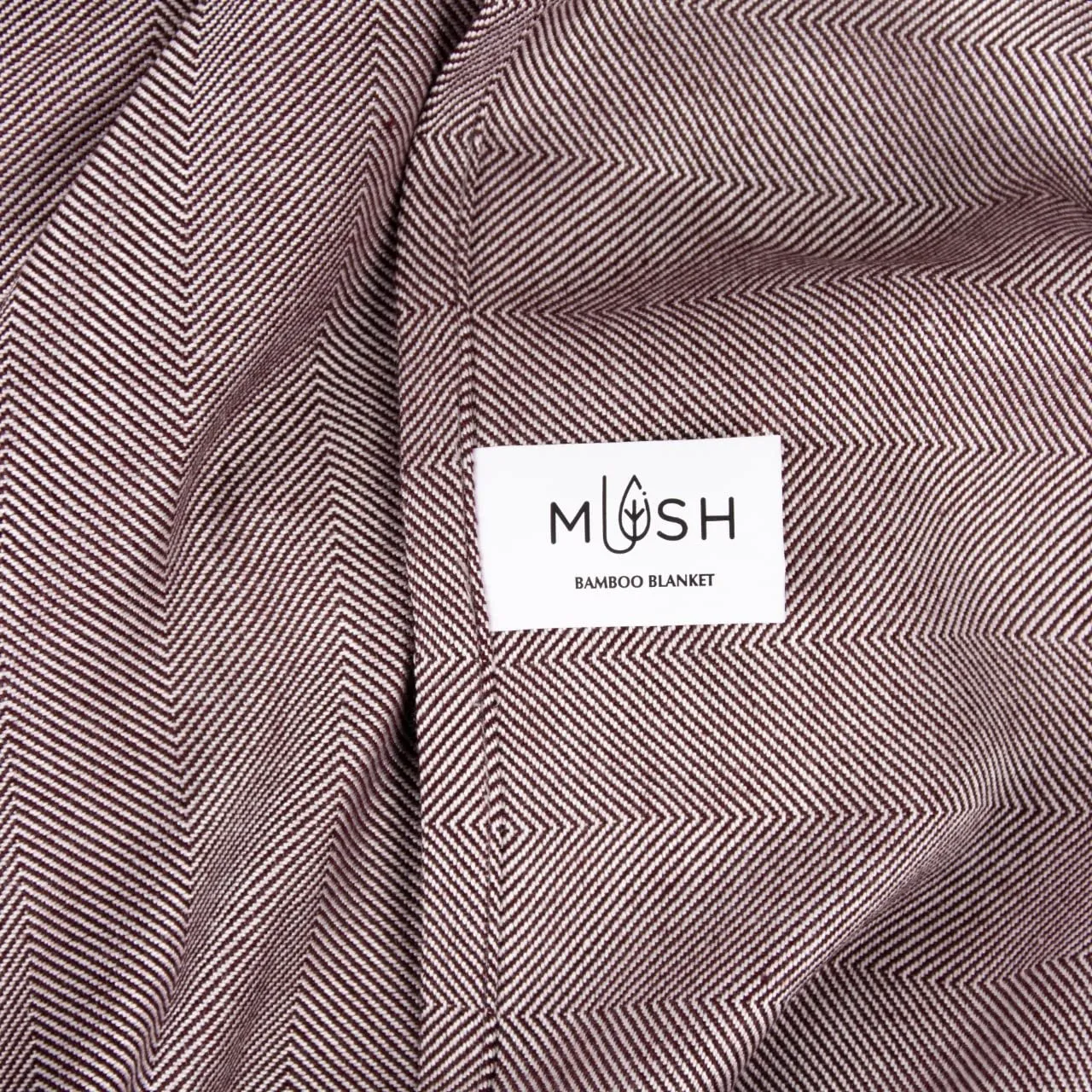 Mush Ultra-Soft, Light Weight & Thermoregulating, All Season 100% Bamboo Blanket & Dohar (Taupe, Small - 3.33 x 4.5 ft)