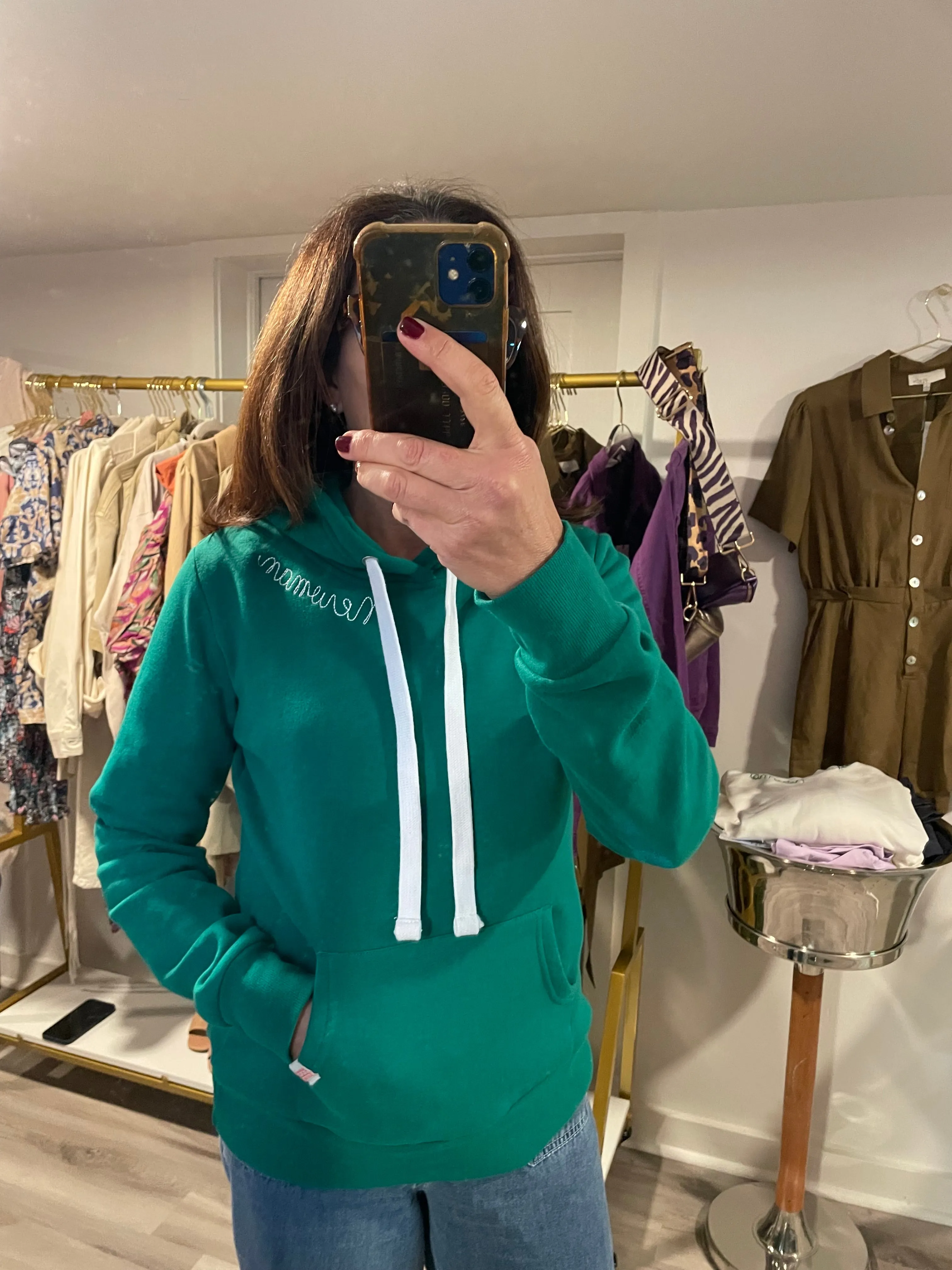 NEWMAN Green Pullover Hoodie