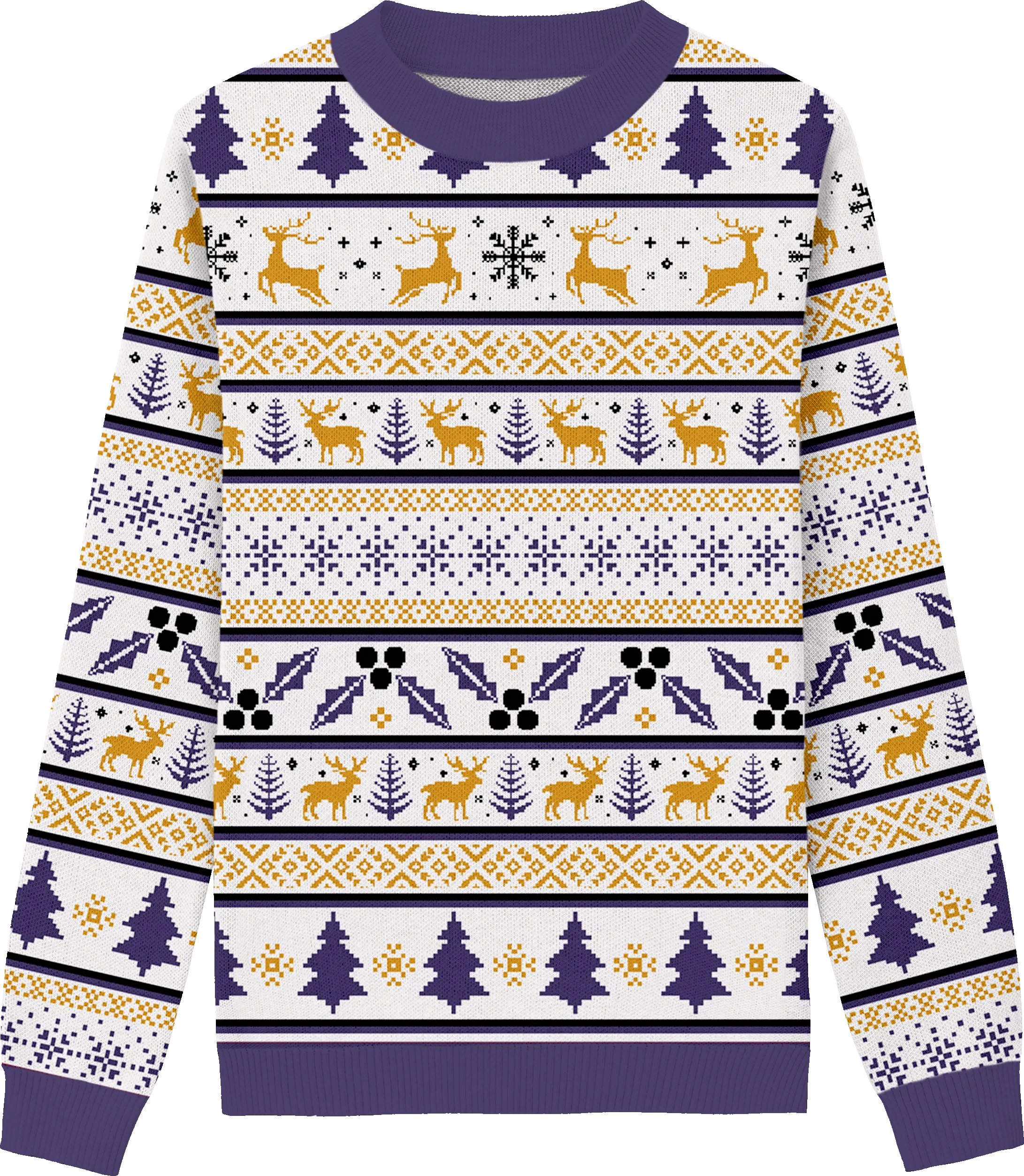 Non-Binary Christmas Classic Fit Knit Crewneck