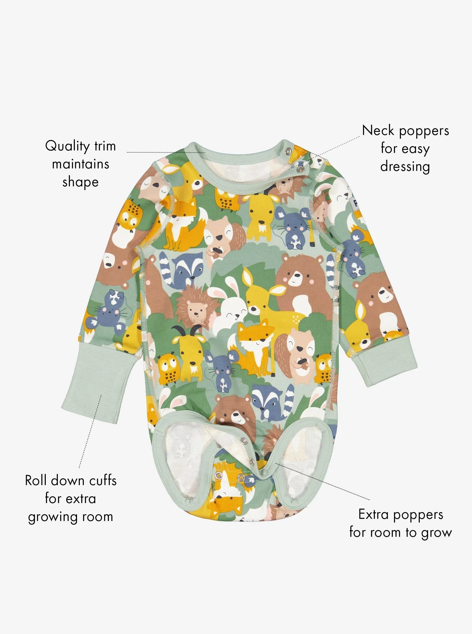 Nordic Animal Babygrow