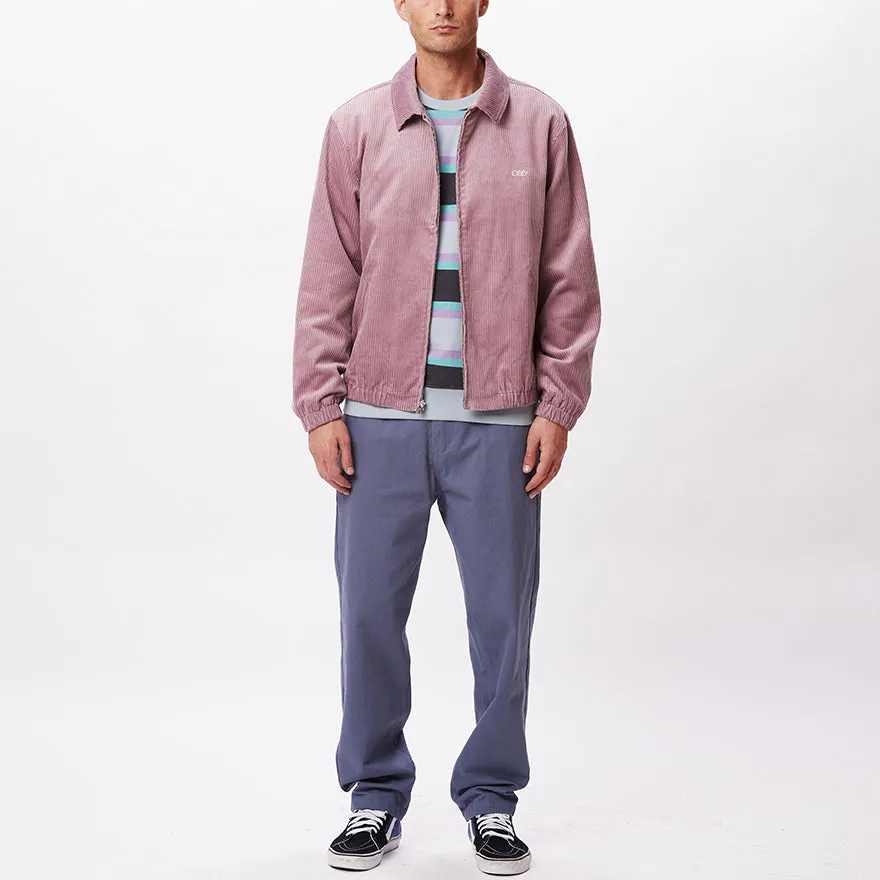 Obey Dibbs Corduroy Zip Jacket - Lilac Chalk