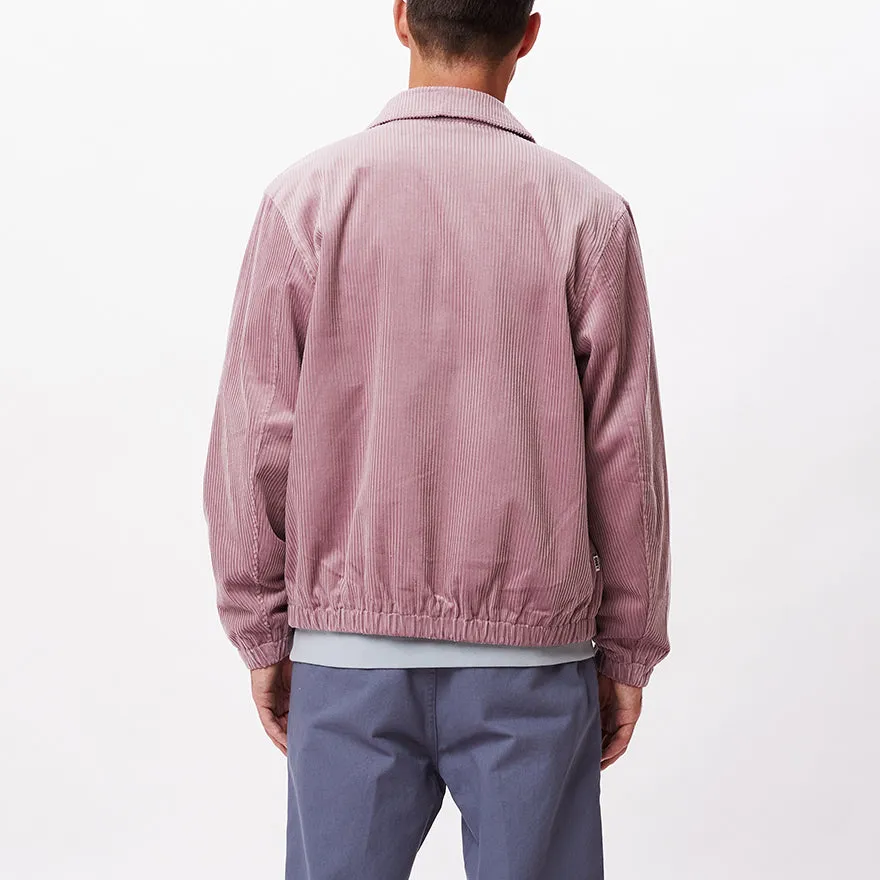 Obey Dibbs Corduroy Zip Jacket - Lilac Chalk