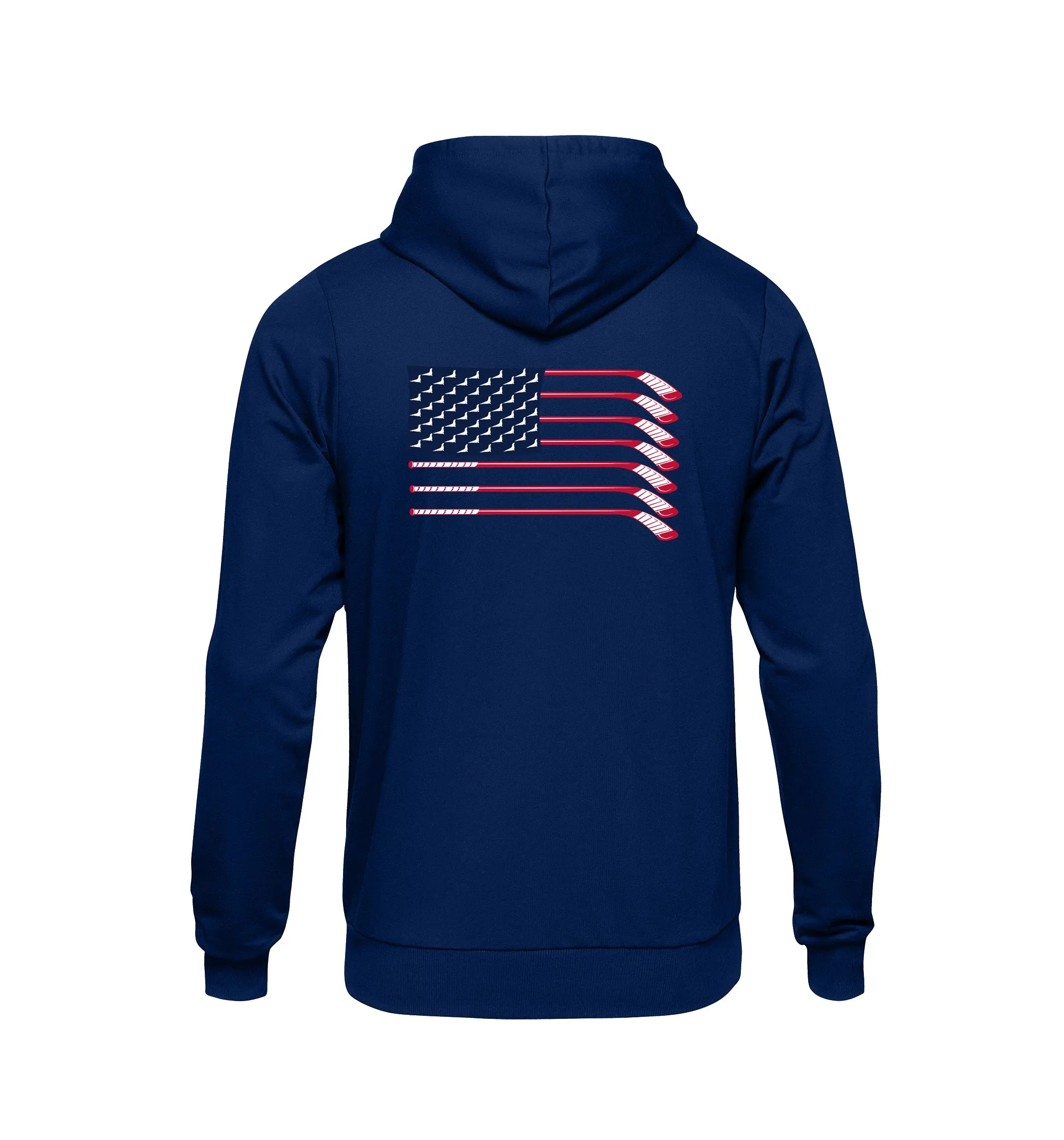 On Frozen Pond - USA Hockey -  Pullover Hoodie