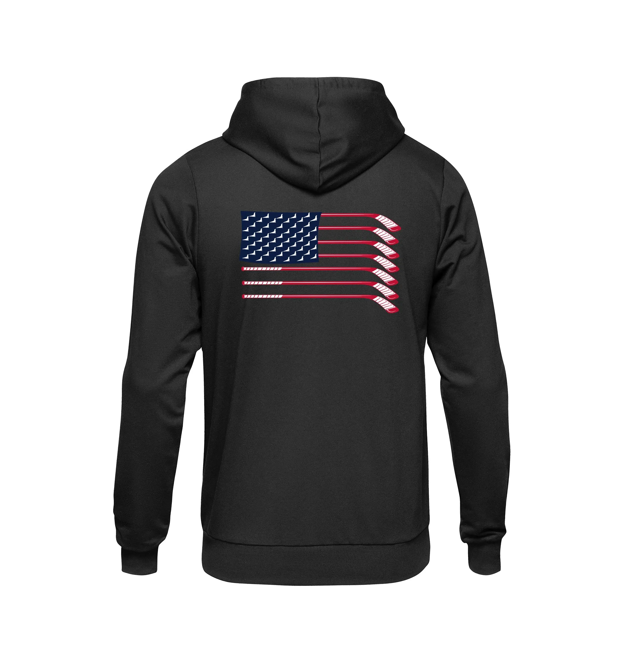 On Frozen Pond - USA Hockey -  Pullover Hoodie