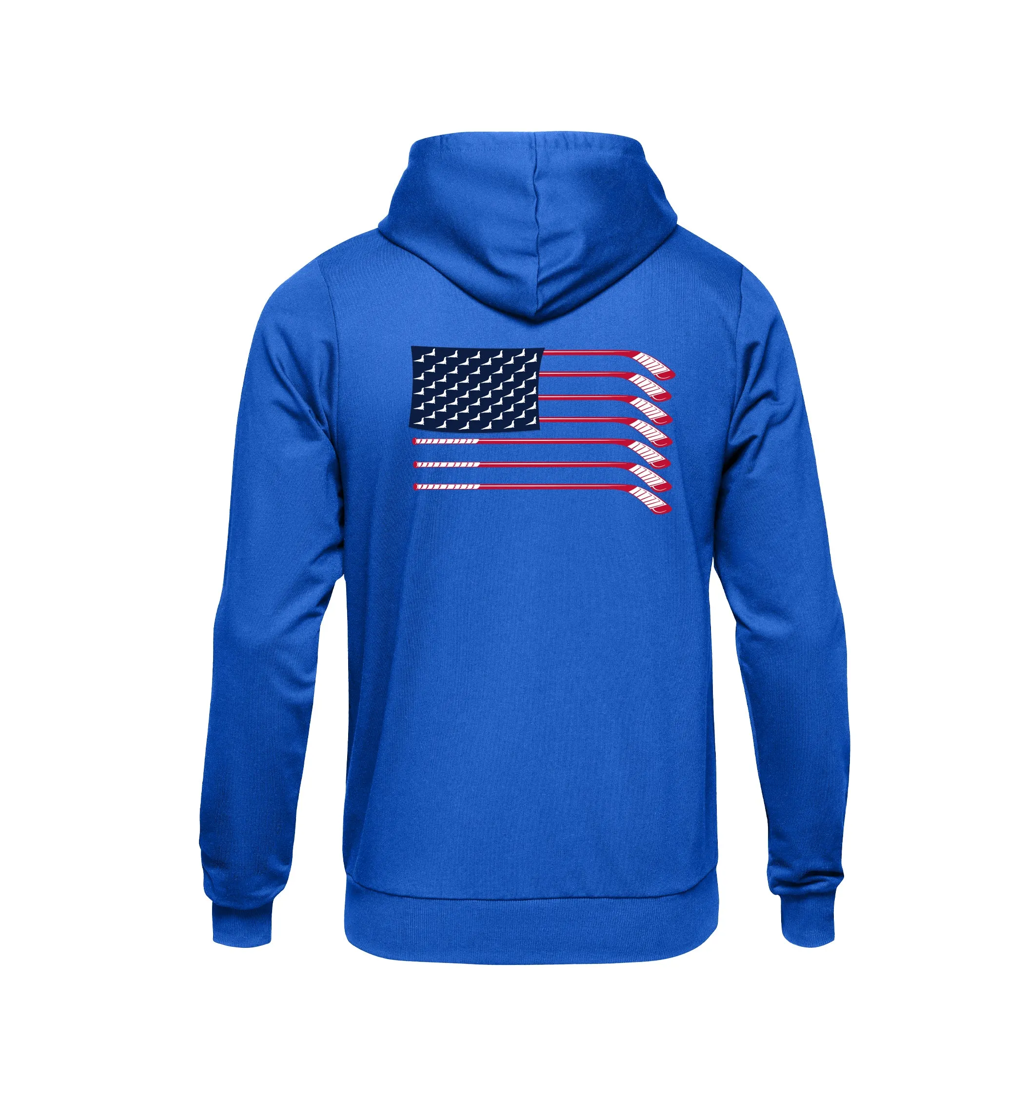 On Frozen Pond - USA Hockey -  Pullover Hoodie