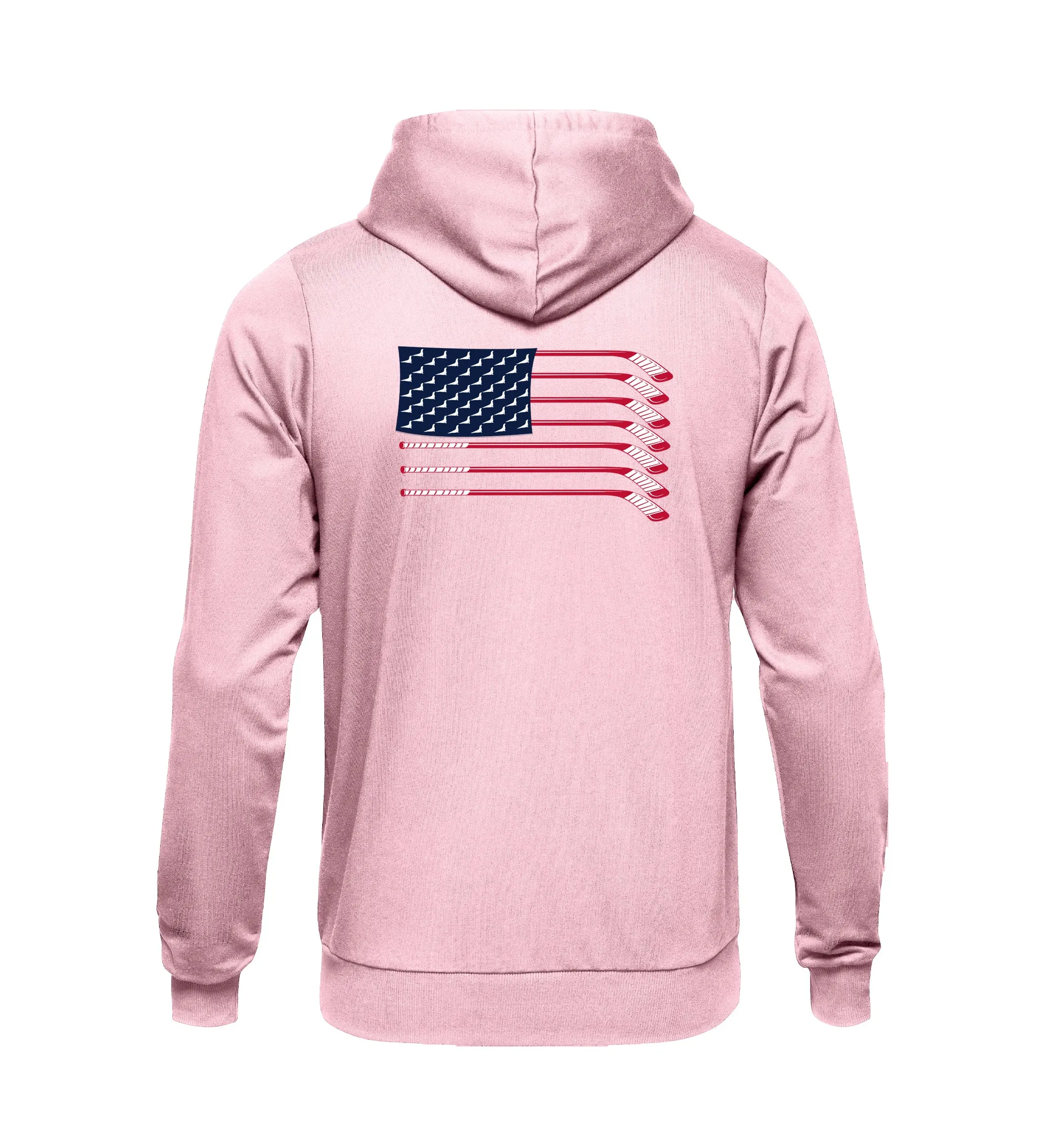 On Frozen Pond - USA Hockey -  Pullover Hoodie