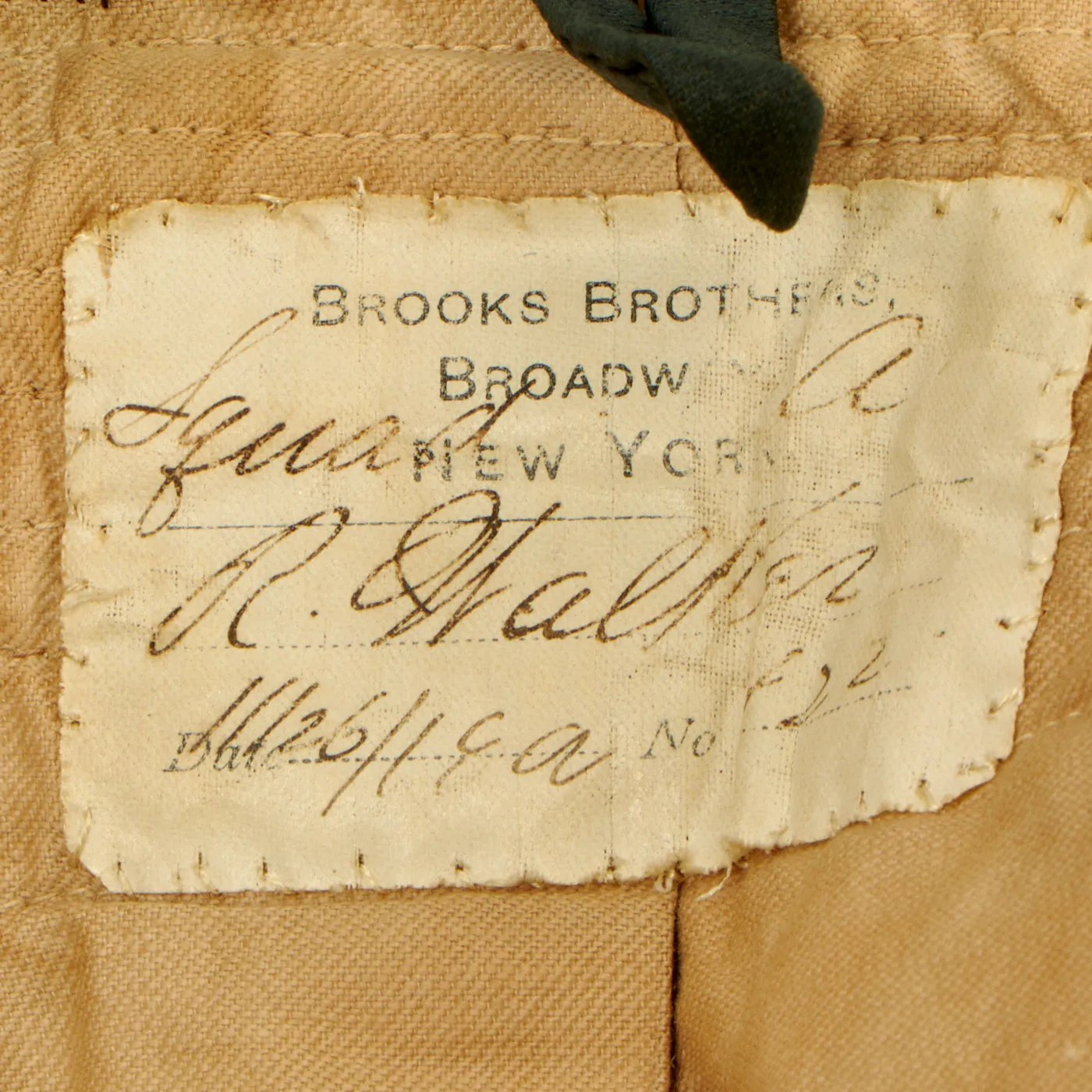 Original U.S Spanish American War Era New York Hussars Squadron A Attilla Jacket by Brooks Brother - Named and Dated 1900