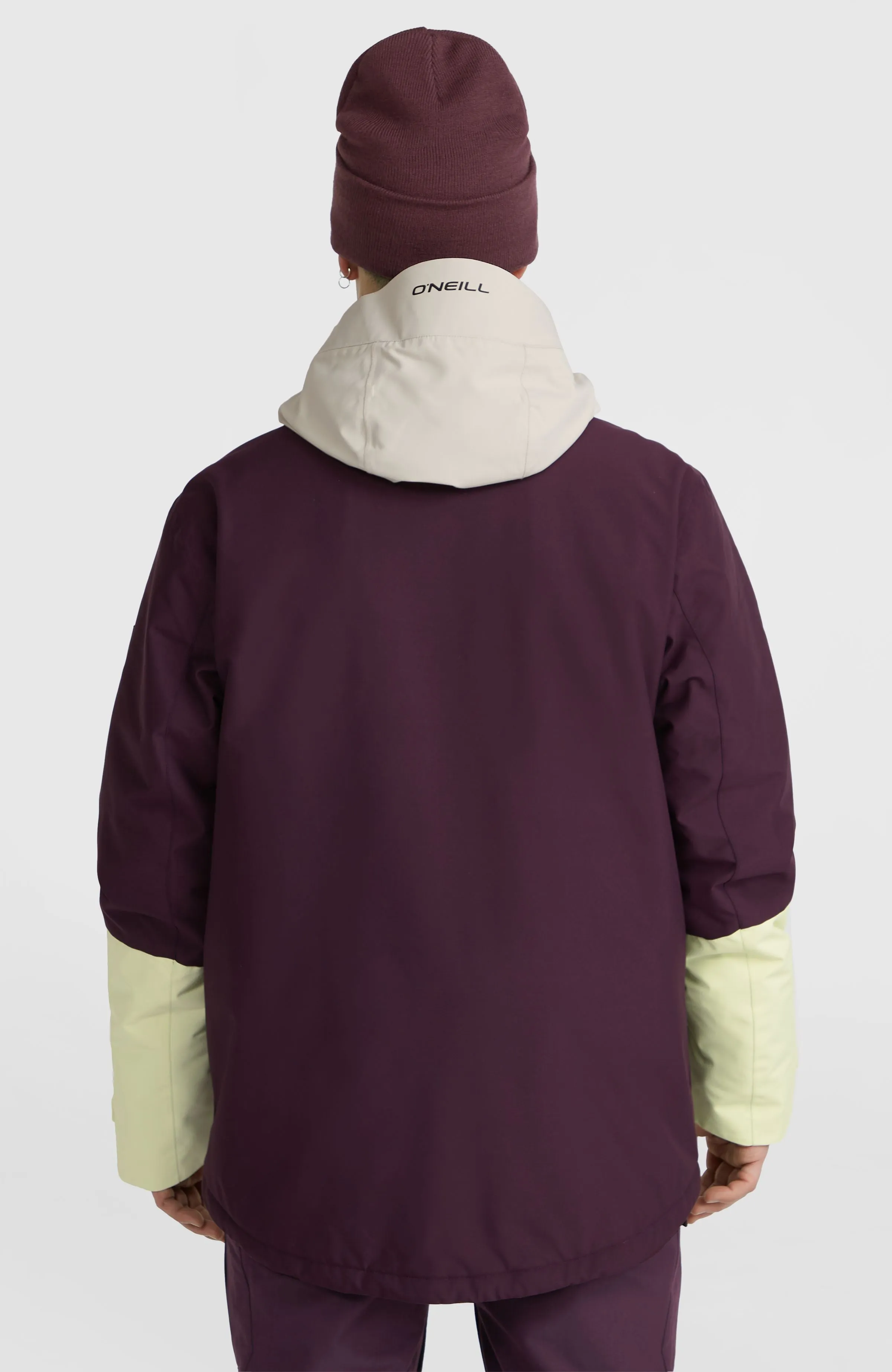 O'Riginals Hybrid Snow Jacket | Aubergine Colour Block