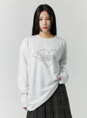 Oversized Graphic Long Sleeve CN328