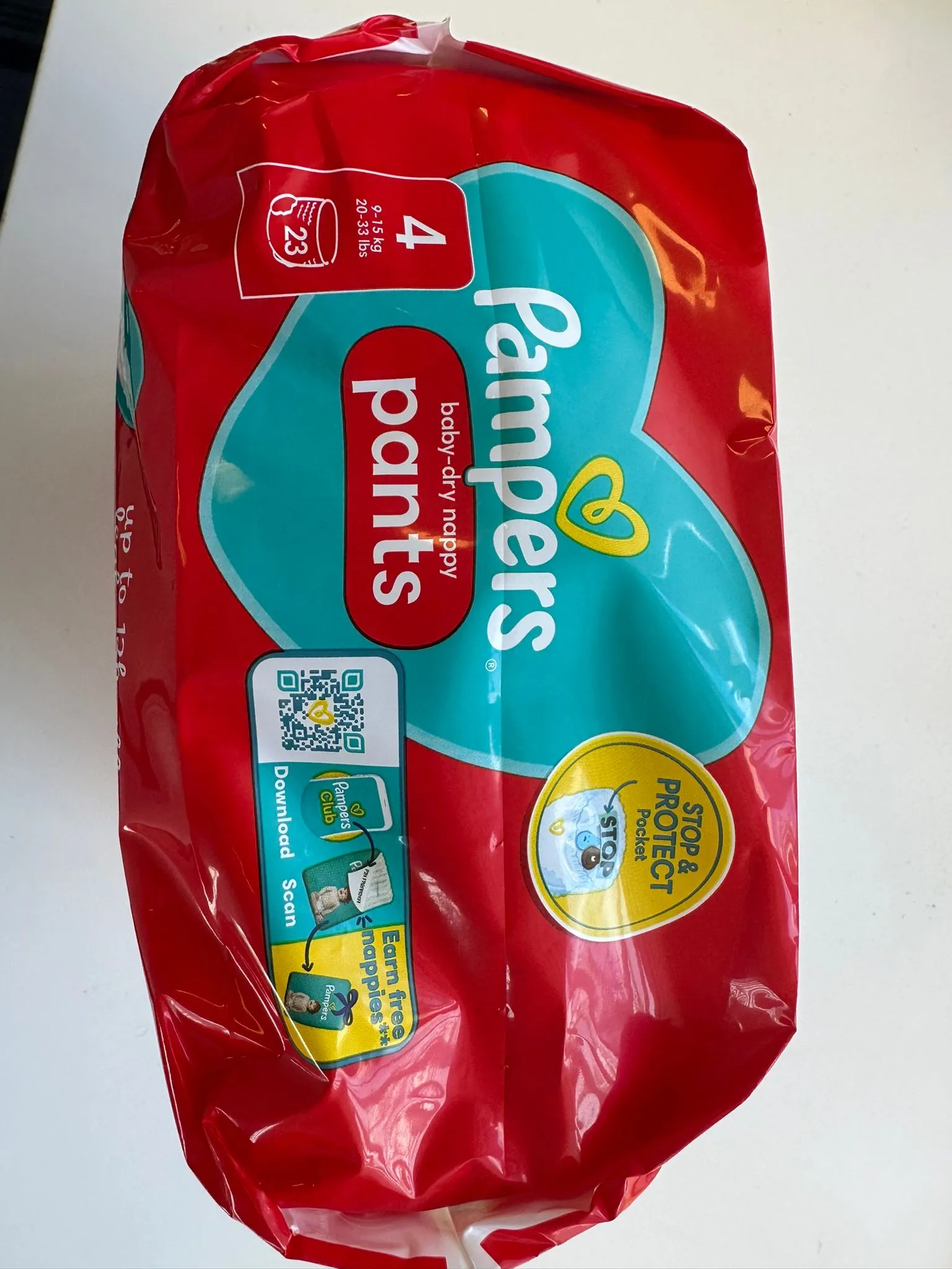 Pampers Baby-Dry Pants Size 4 23 Nappies (A)