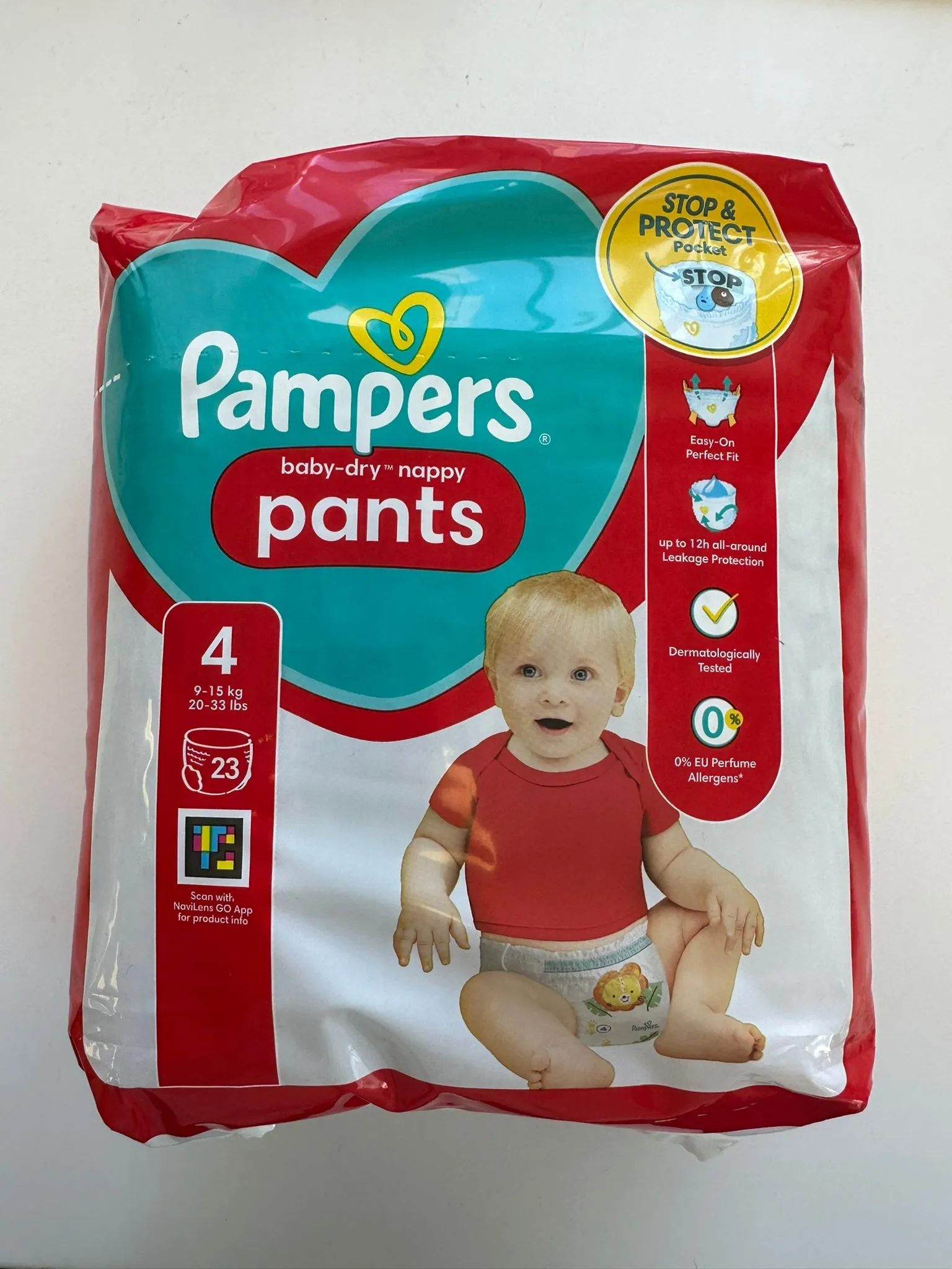 Pampers Baby-Dry Pants Size 4 23 Nappies (A)