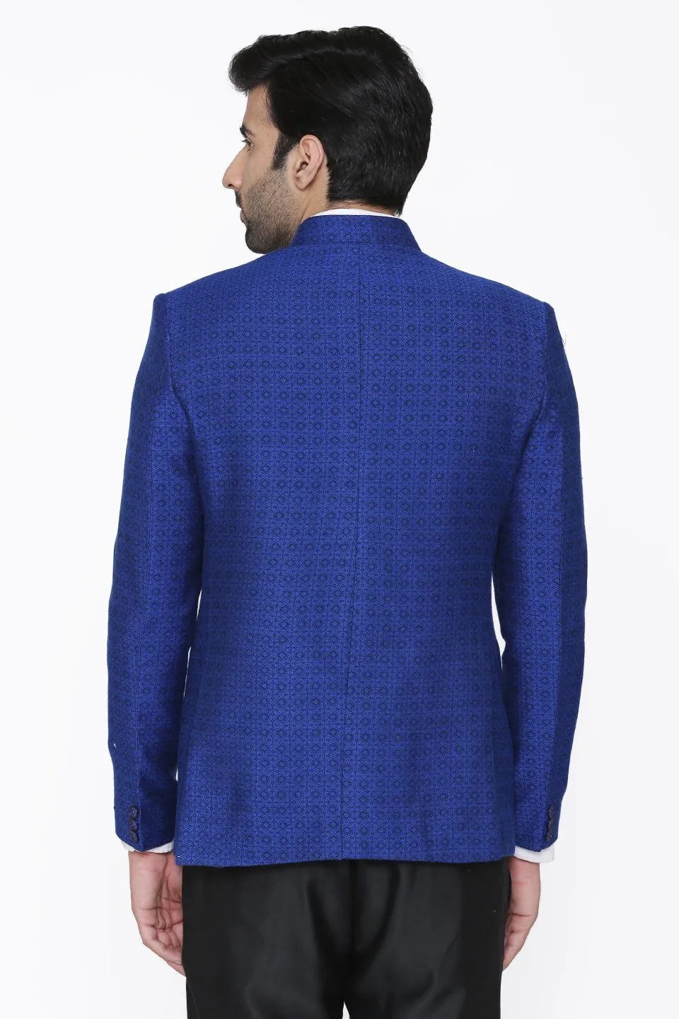 Pashima and Wool Blue Blazer