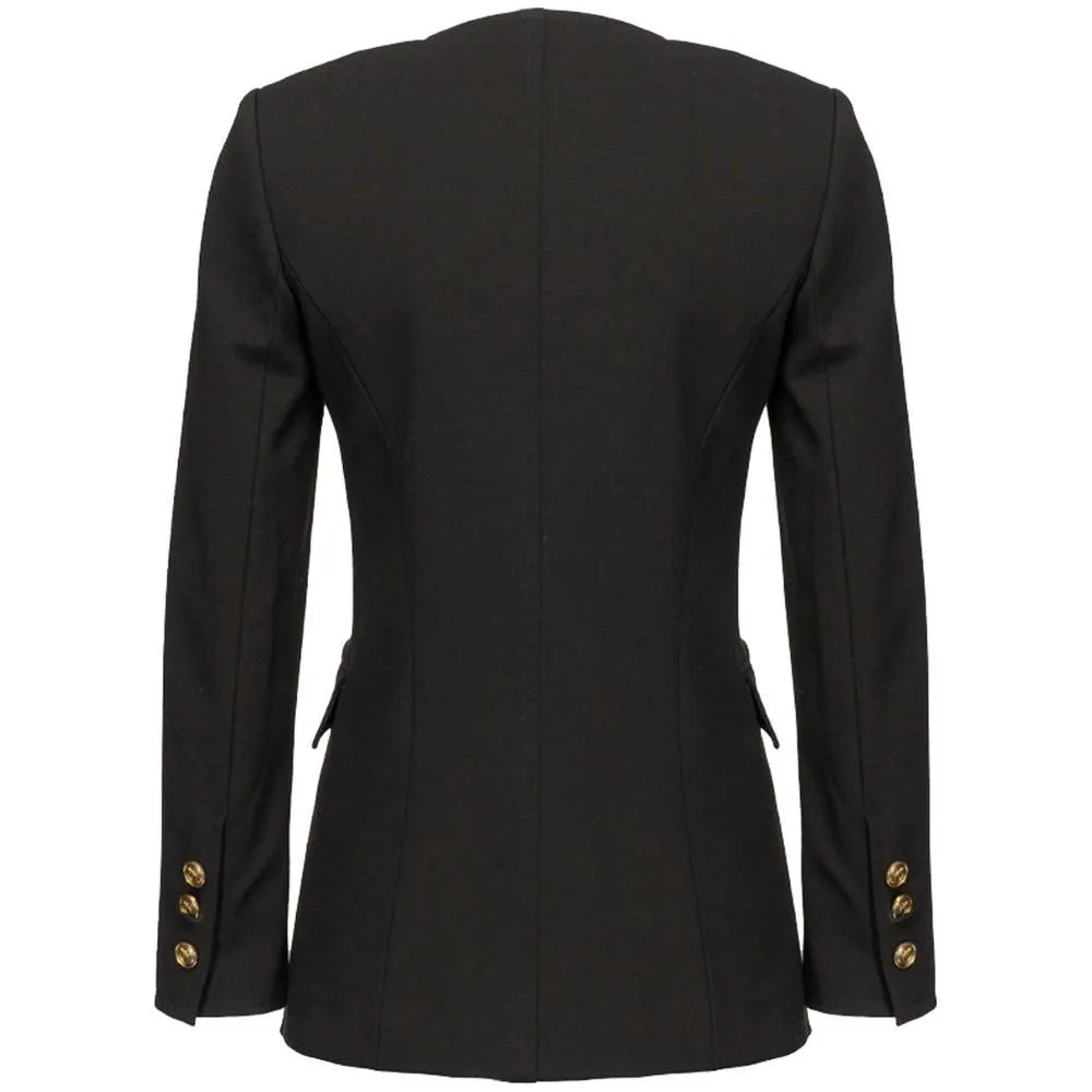 PINKO Black Viscose Suits & Blazer