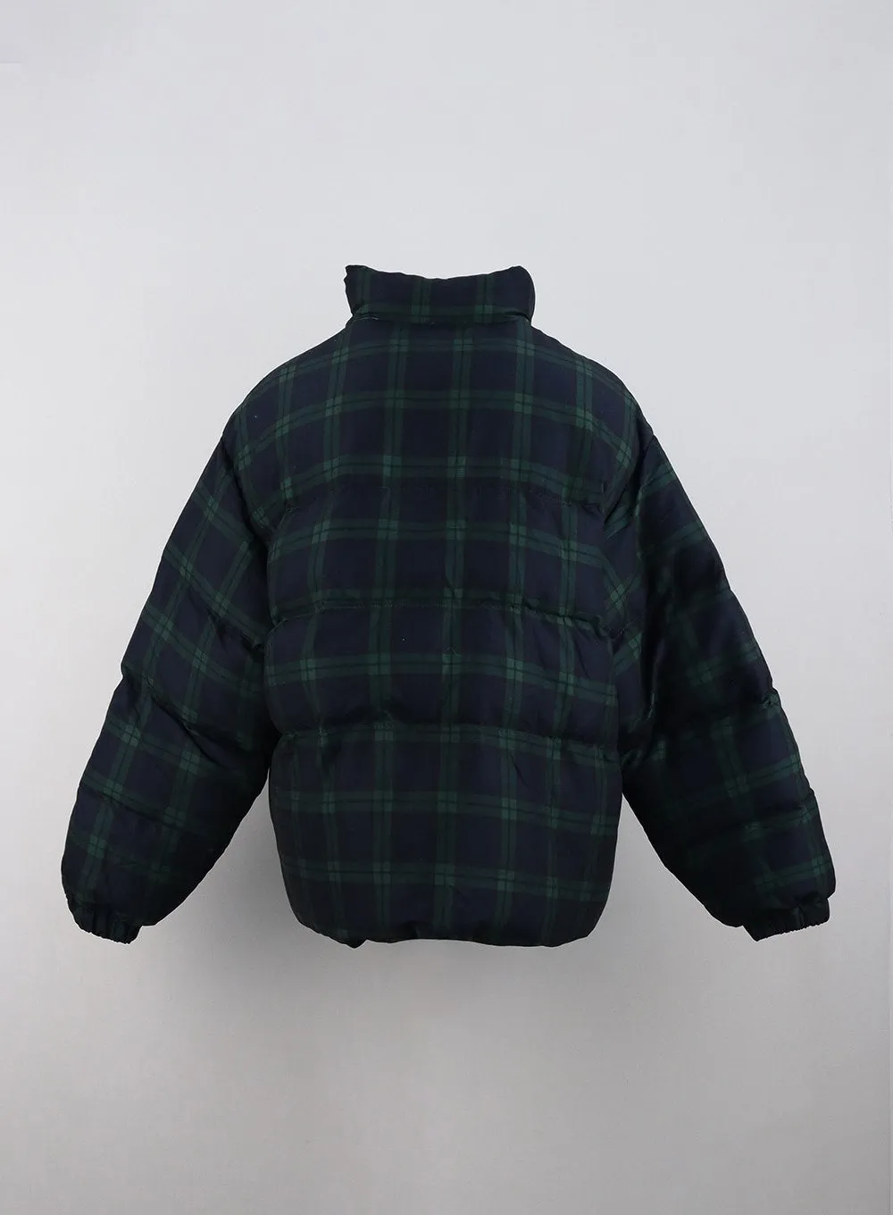 Plaid Oversized Puffer Jacket OD301