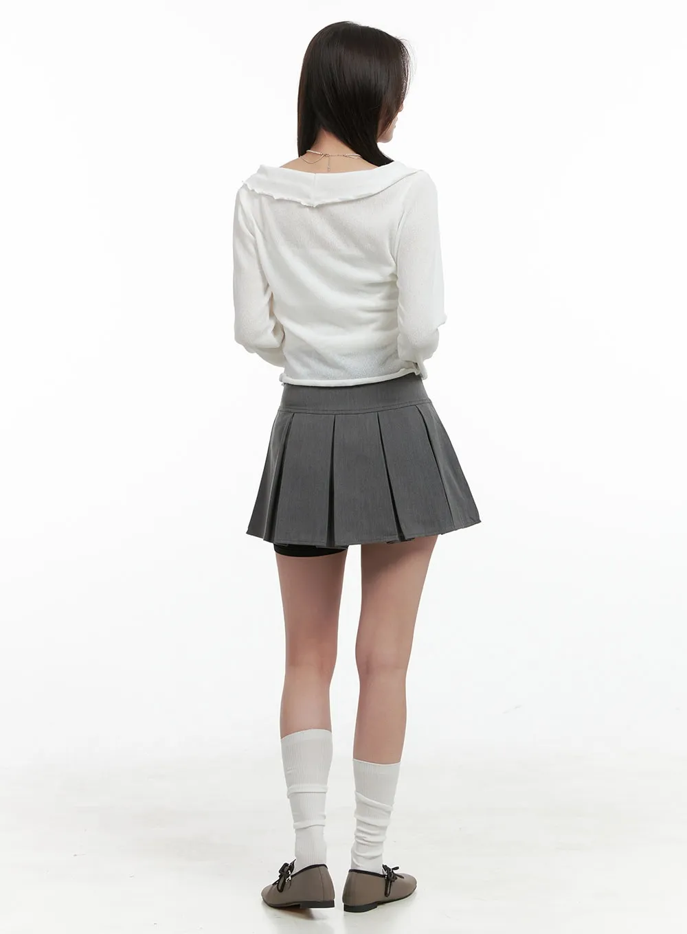 Pleated Bliss Mini Skirt OG412