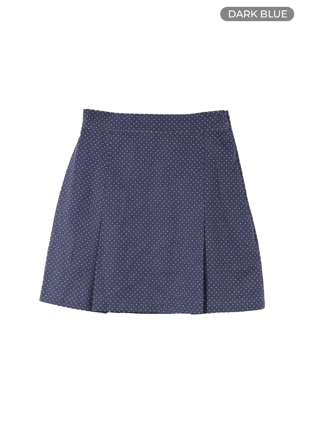 Polka Dot Pintuck Mini Skirt OF422