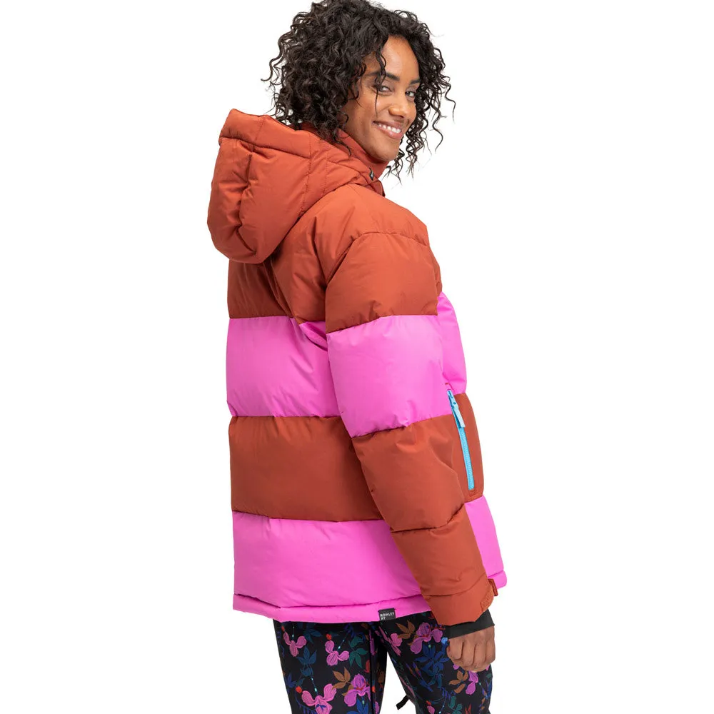 Roxy X Rowley Block Puffer Snowboard Jacket - Womens