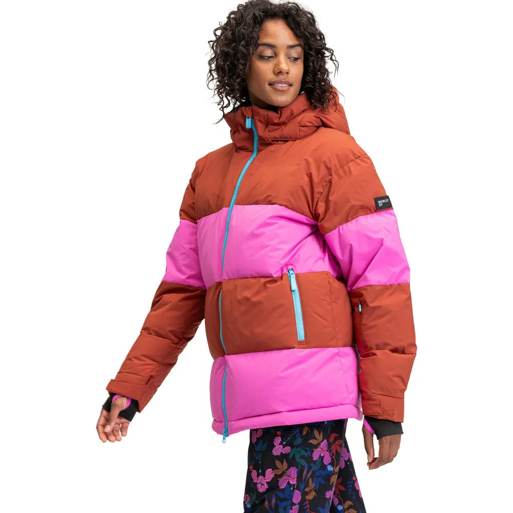 Roxy X Rowley Block Puffer Snowboard Jacket - Womens