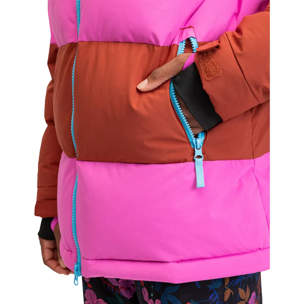 Roxy X Rowley Block Puffer Snowboard Jacket - Womens